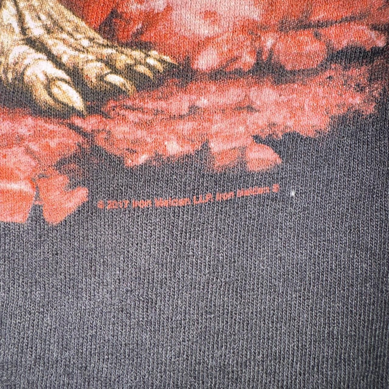 Iron Maiden × Vintage Iron Maiden The Book Of Souls US Tour 2017 T-Shirt Size US XL / EU 56 / 4 - 2 Thumbnail