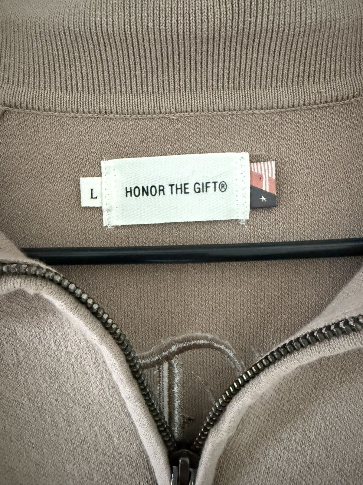 Honor the Gift Honor The Gift Men’s Quarter Zip Henley Clay- Size Large OS Size US L / EU 52-54 / 3 - 3 Thumbnail