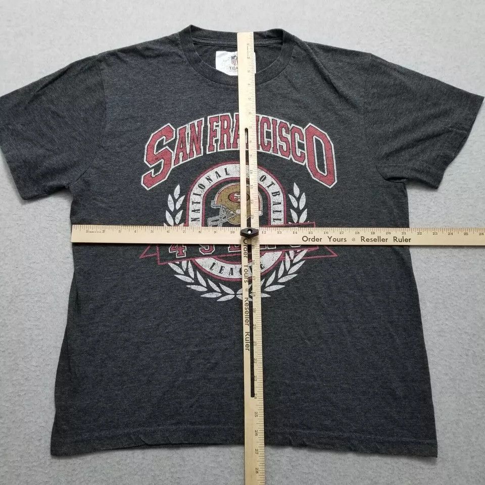 NFL San Francisco 49 ers Shirt Mens Large Short Sleeve Crew Neck Size US L / EU 52-54 / 3 - 7 Thumbnail