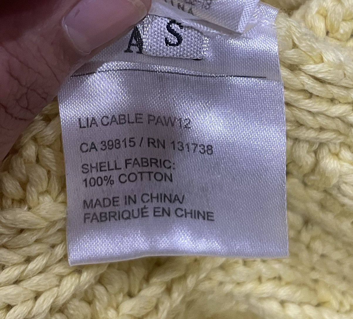 Acne Studios Acne LIA CABLE PAW12 Sweatshirts Size S / US 4 / IT 40 - 4 Thumbnail