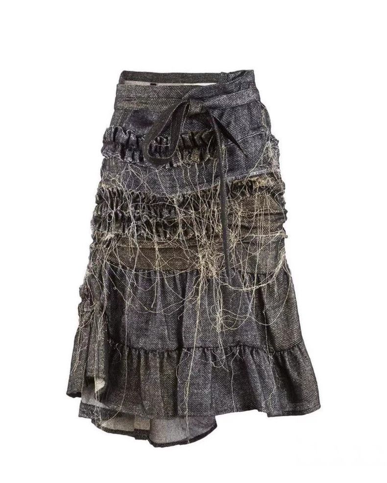 Comme des Garcons Comme Des Garcons size XS Skirt with gold and silver threa Size 24" / US 00 / IT 34 - 3 Thumbnail