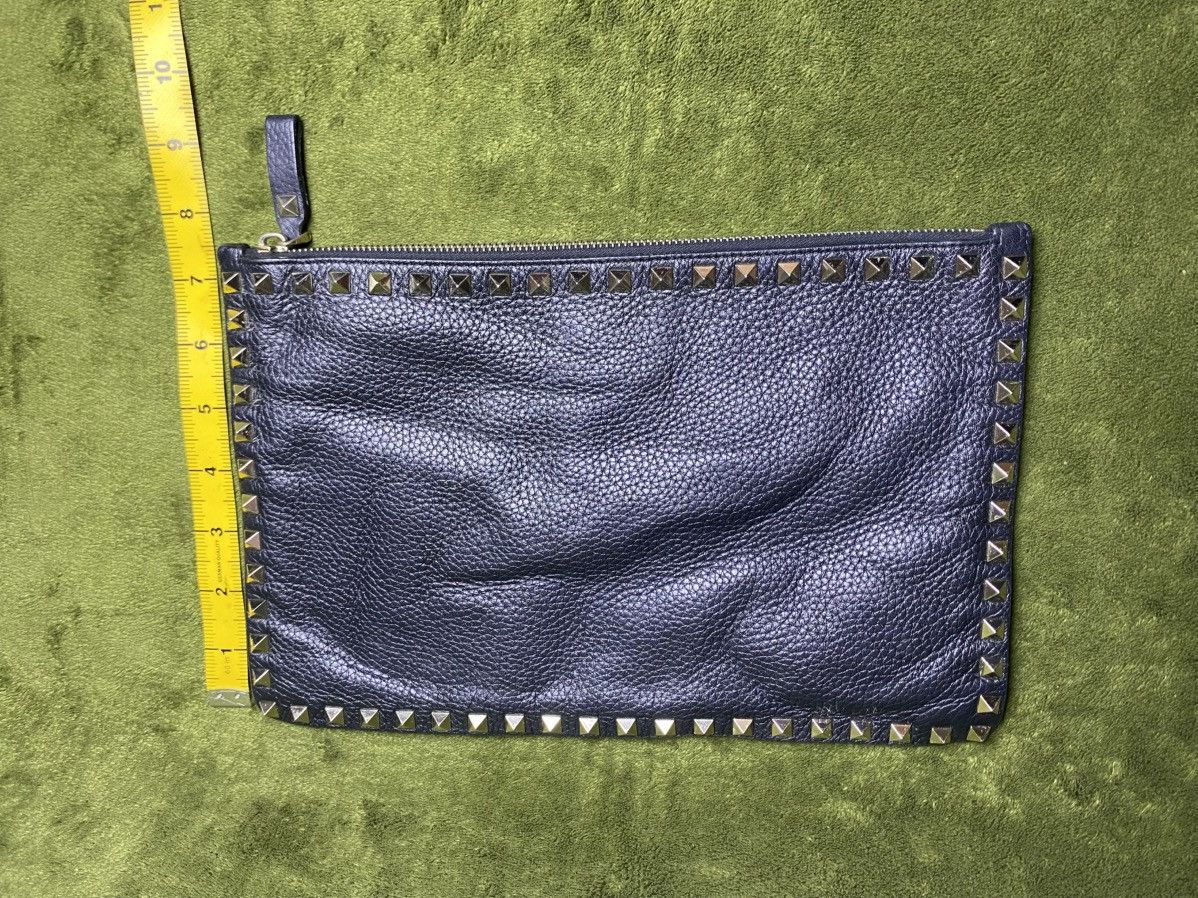 Valentino VALENTINO Garavani Rock Stud Leather Clutch Bag Size ONE SIZE - 12 Thumbnail