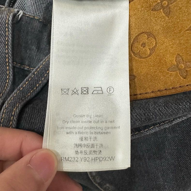 Louis Vuitton LOUIS VUITTON Tri-Flower Logo Jeans Size US 28 / EU 44 - 8 Thumbnail