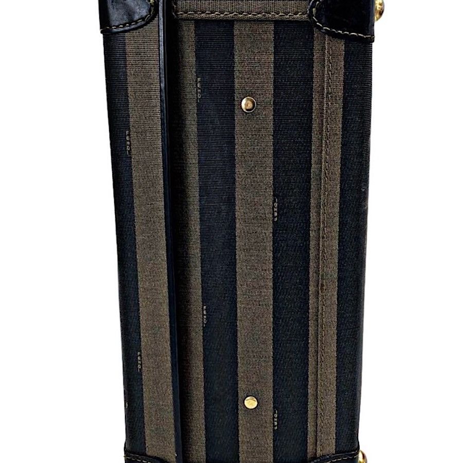 Fendi Authentic Vintage Fendi Oversized Striped PecanHardcaseTrunk Size ONE SIZE - 8 Thumbnail