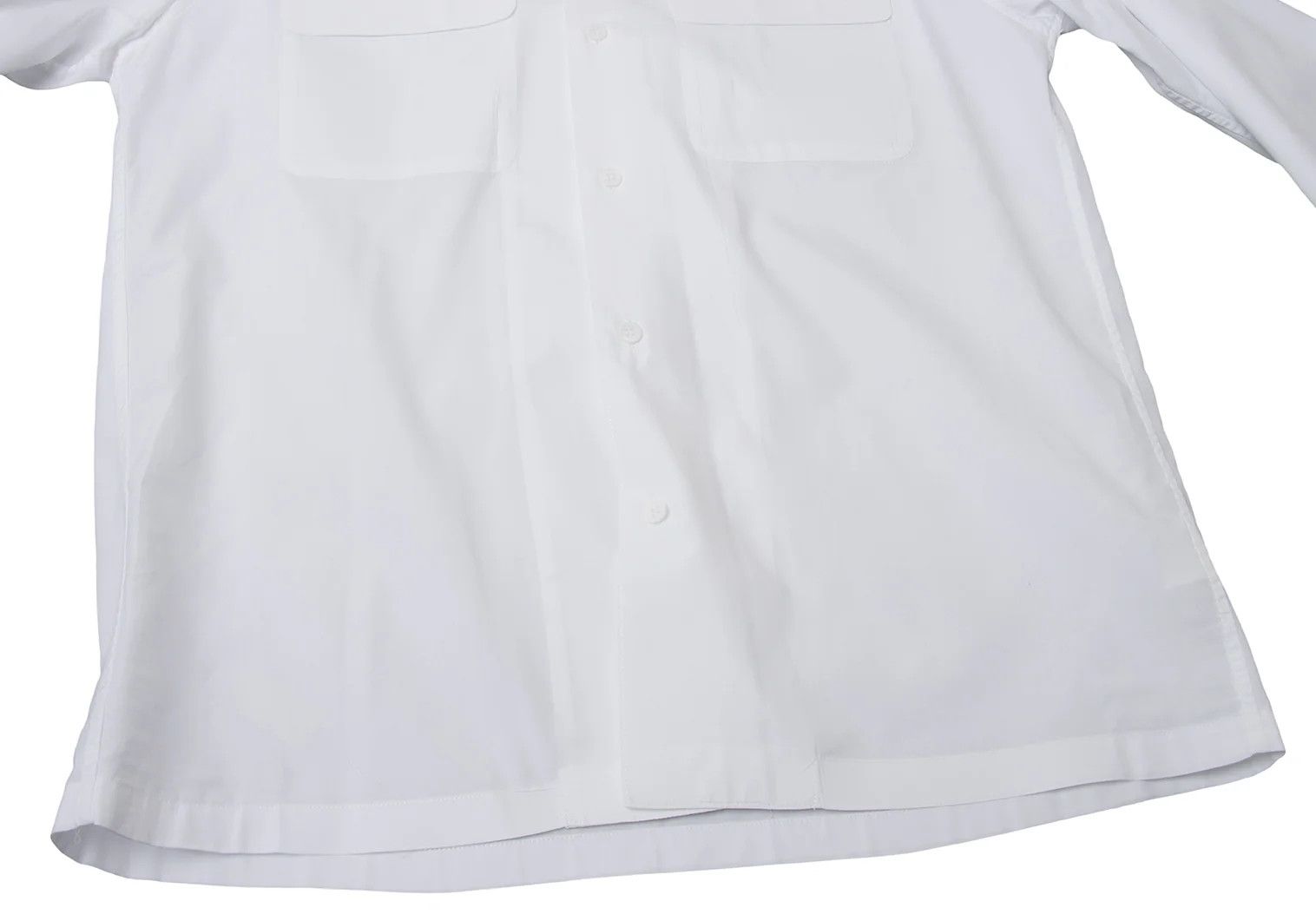 Yohji Yamamoto Yohji Yamamoto Costume Cotton Pocket Shirt Off-White Size US M / EU 48-50 / 2 - 12 Thumbnail