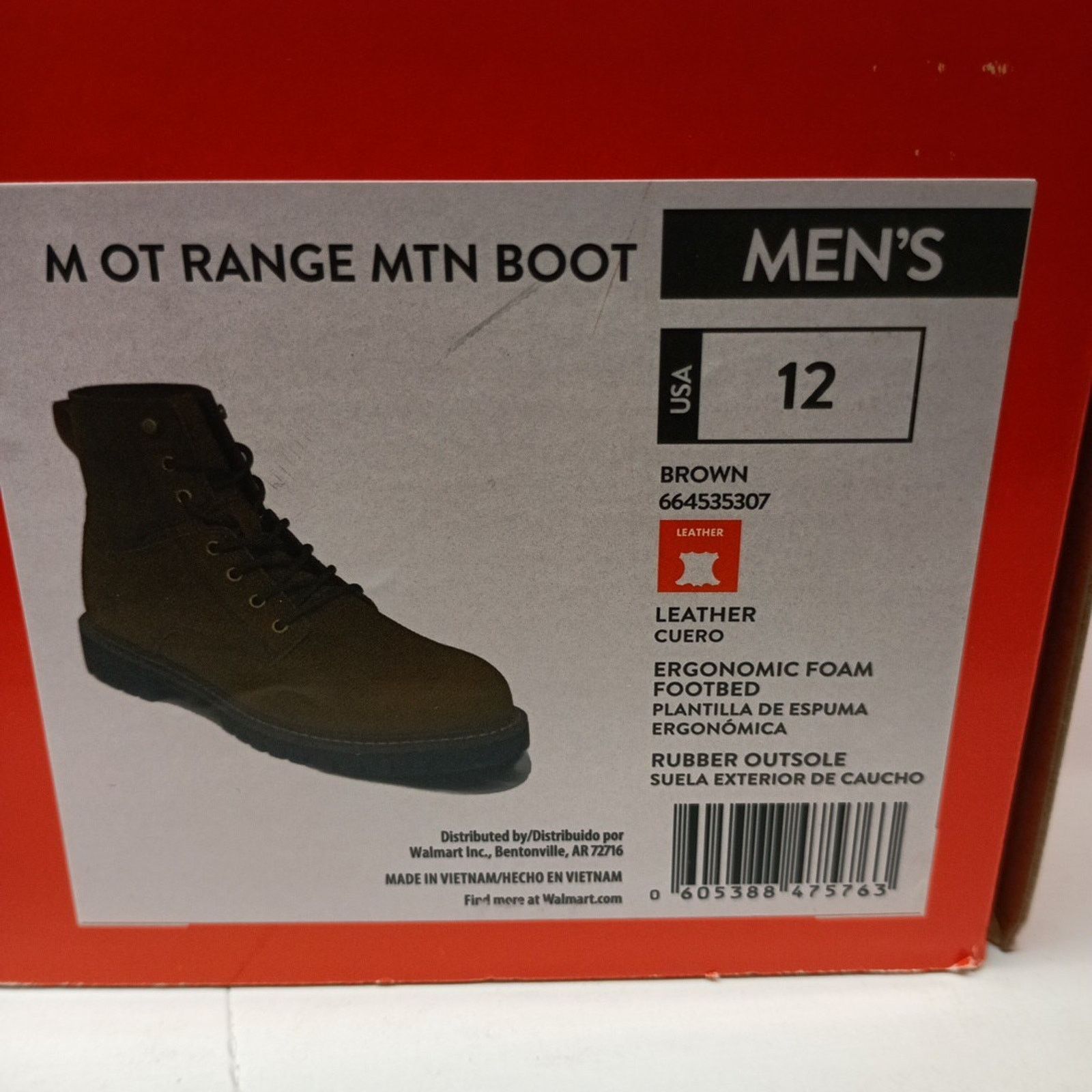 Other Ozark Trail Men's Range Mountain Hiking Boots Size 12 Brown Size US 12 / EU 45 - 9 Thumbnail