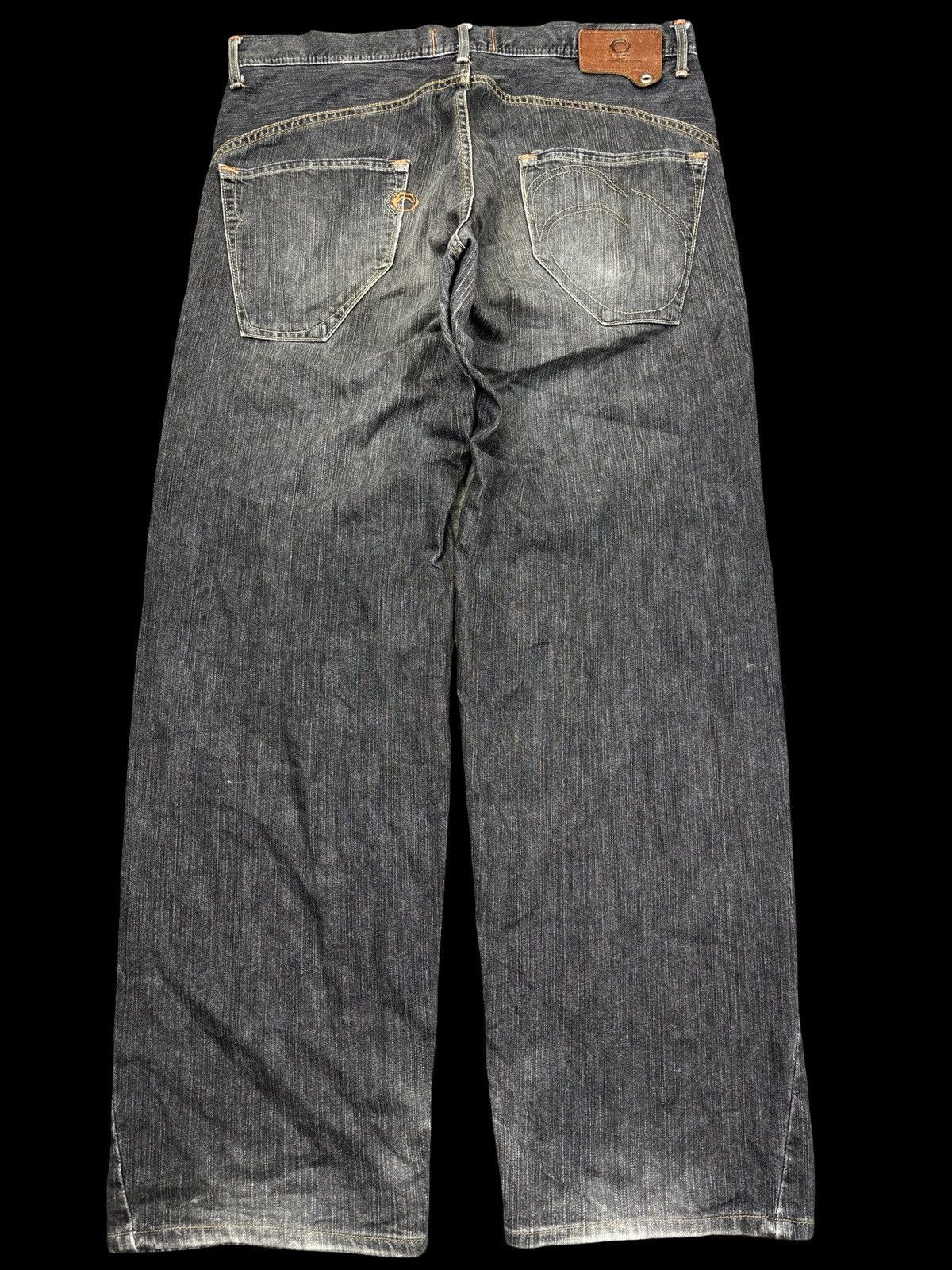 Edwin Insane 90s Style💥Edwin EFunction Baggy Wide Denim F908 Size US 35 - 2 Thumbnail