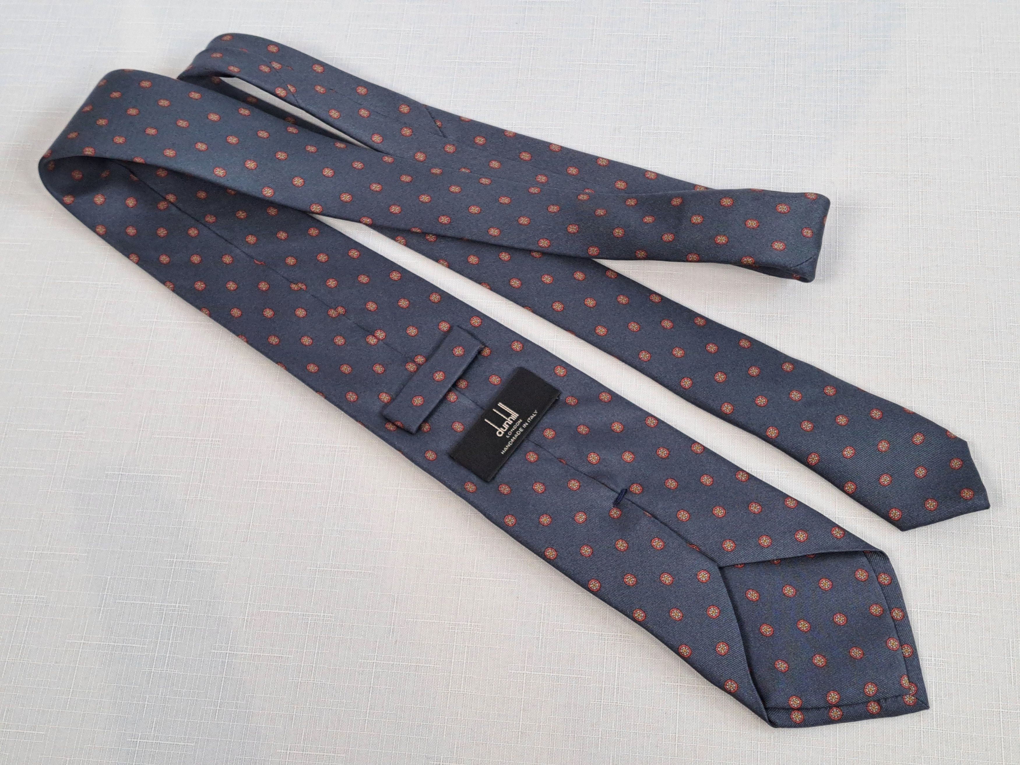 Alfred Dunhill DUNHILL mulberry silk tie. Made in Italy Size ONE SIZE - 3 Thumbnail