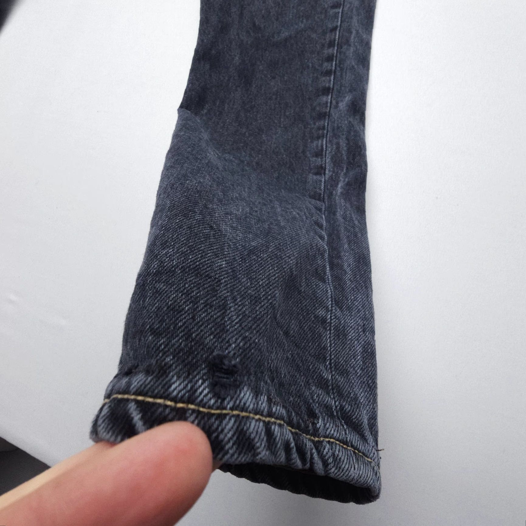 SLVRLAKE SLVRLAKE Beatnik High Rise Slim Jeans Womens 28 Black USA Made 100% Cotton Denim Size 28" / US 6 / IT 42 - 6 Thumbnail
