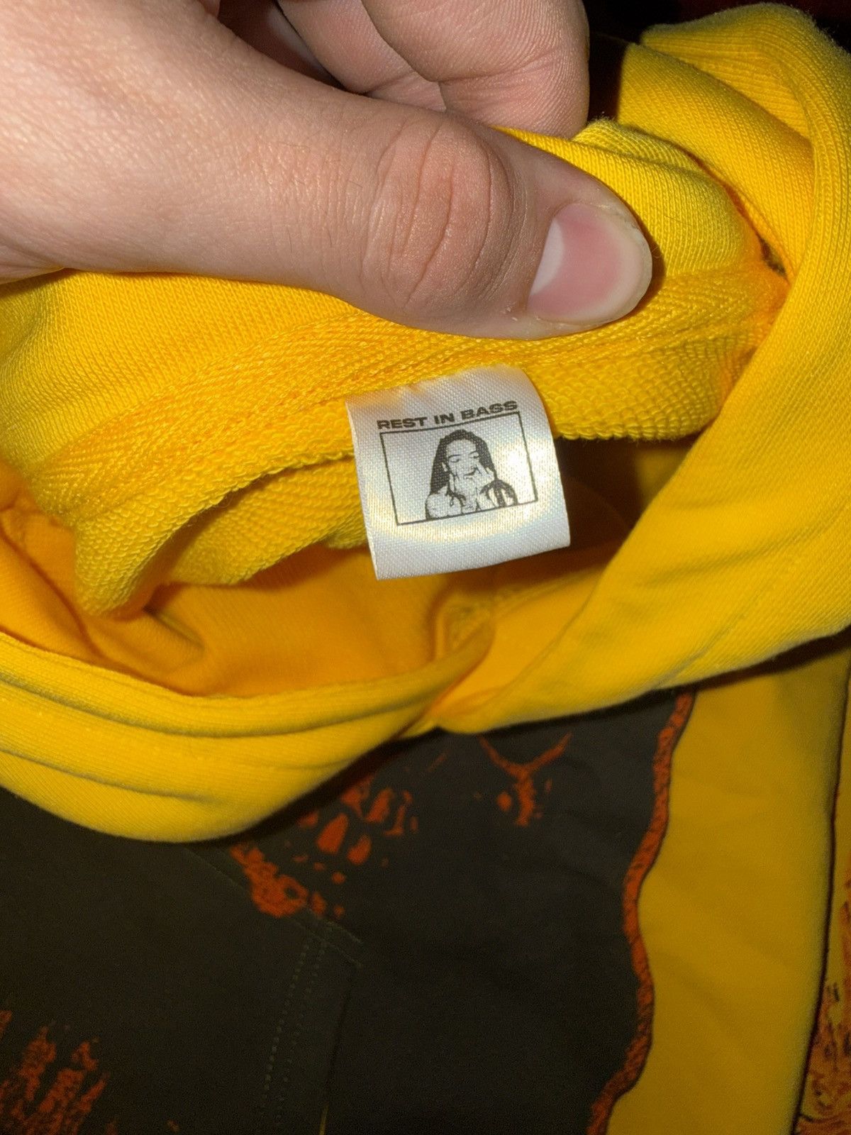 Other Che ‘Rest In Bass’ Yellow Hoodie Large Size US L / EU 52-54 / 3 - 4 Thumbnail