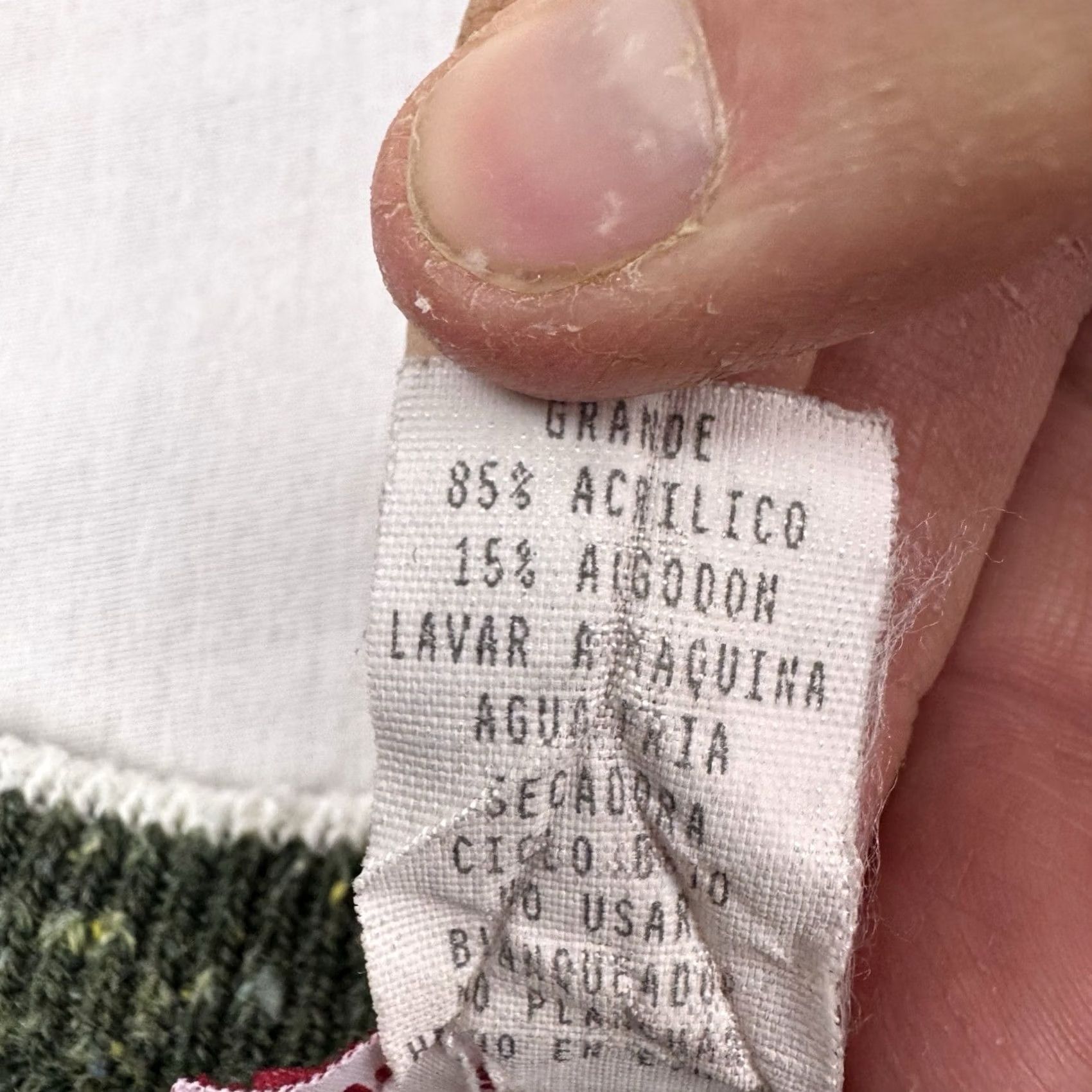 Jordache VINTAGE Jordache Sweater Vest Womens Large Striped 1980s Classic Hipster Knit Shirt Size L / US 10 / IT 46 - 4 Thumbnail