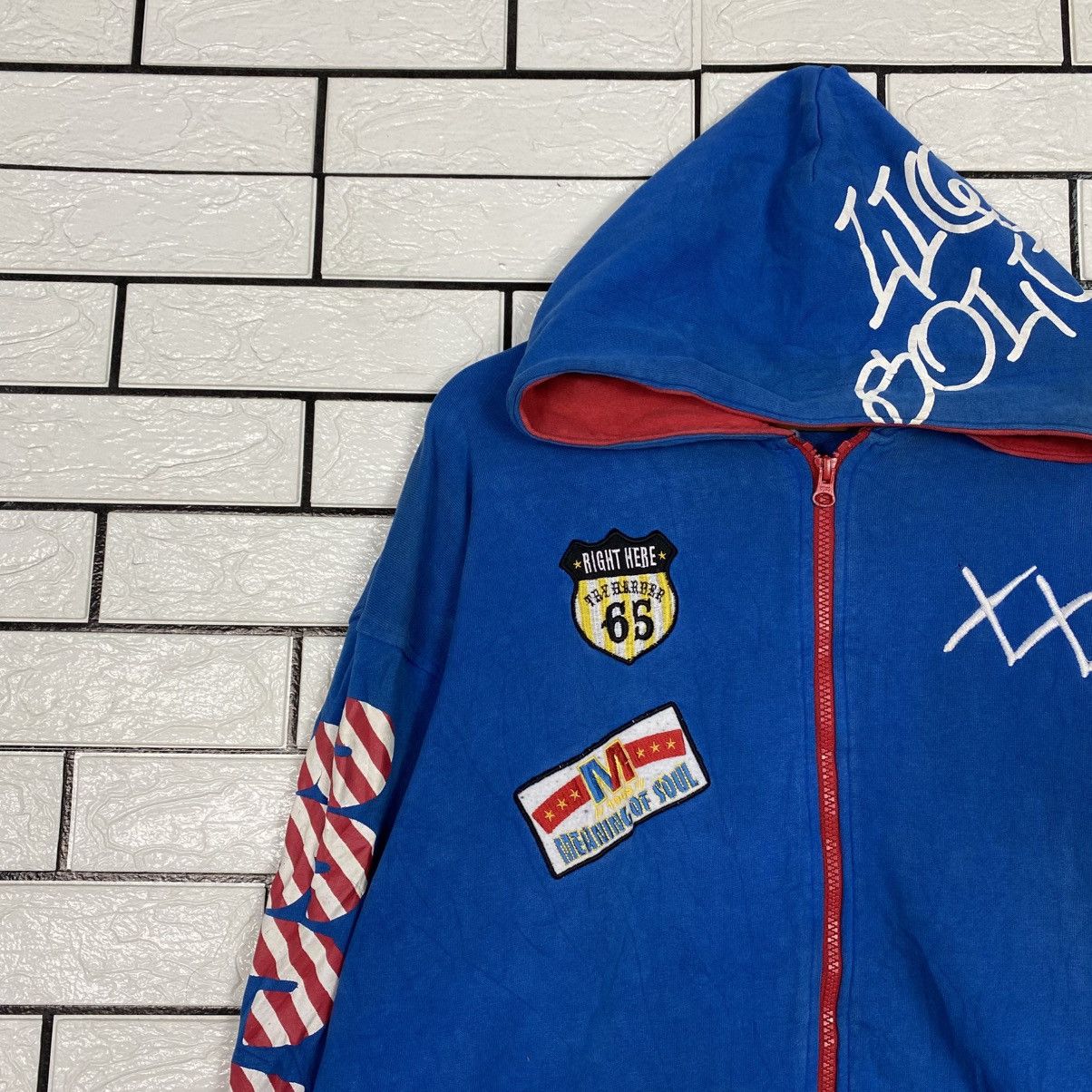 Defective Struct 📌Vintage Zipper Hoodie Defectibe Struct Punk Design Size US L / EU 52-54 / 3 - 8 Thumbnail