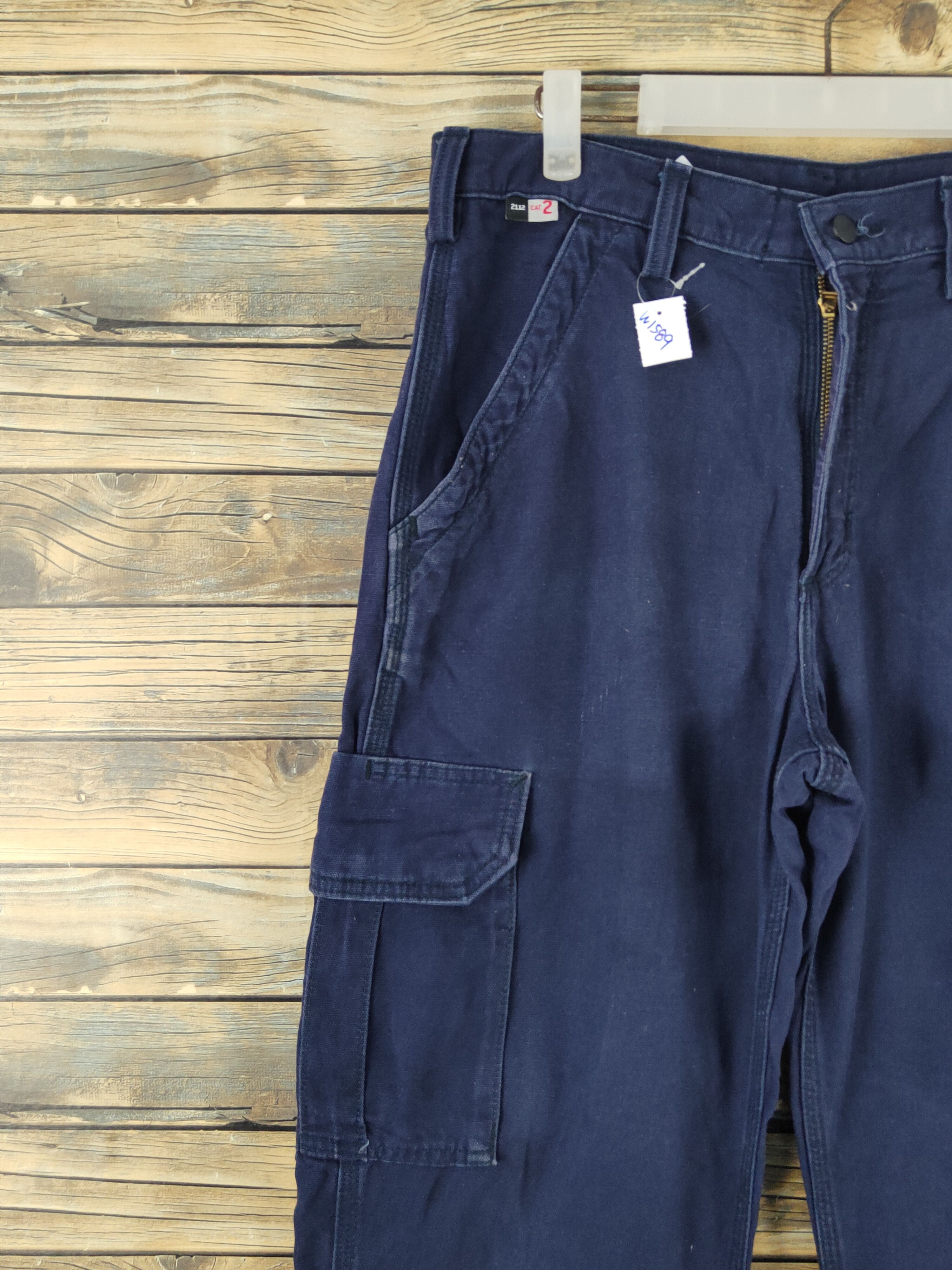 Carhartt DL FR Carhartt Navy Multipocket Tactical Cargo Pants #W1589 Size US 32 / EU 48 - 3 Thumbnail