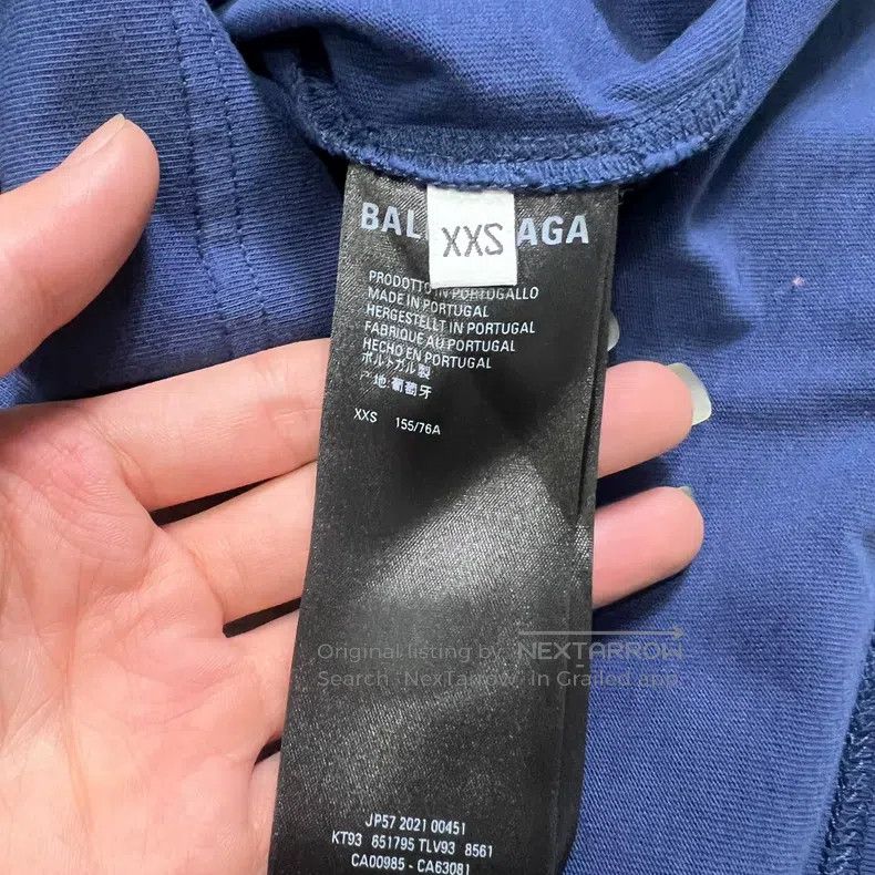 Balenciaga Balenciaga Logo Embroidered Short Sleeve T-Shirt Size XXS Size US XXS / EU 40 - 4 Thumbnail