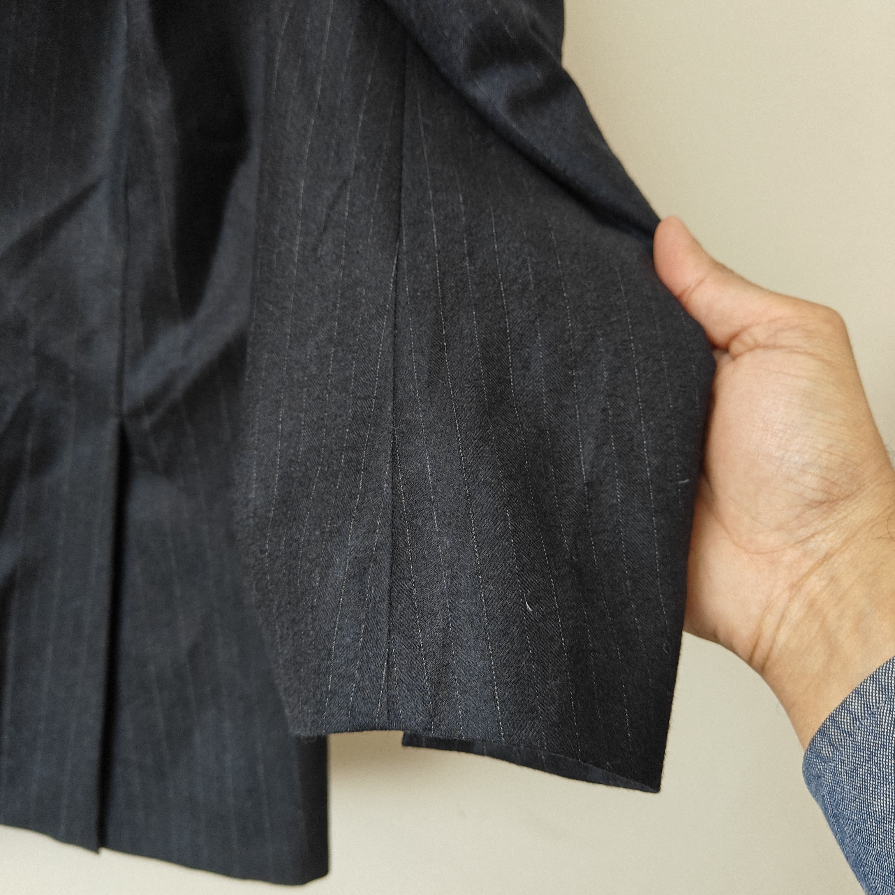 Auralee NWT Navy pinstripe silk wool blazer size 2 $1100 japan Size US M / EU 48-50 / 2 - 19 Thumbnail