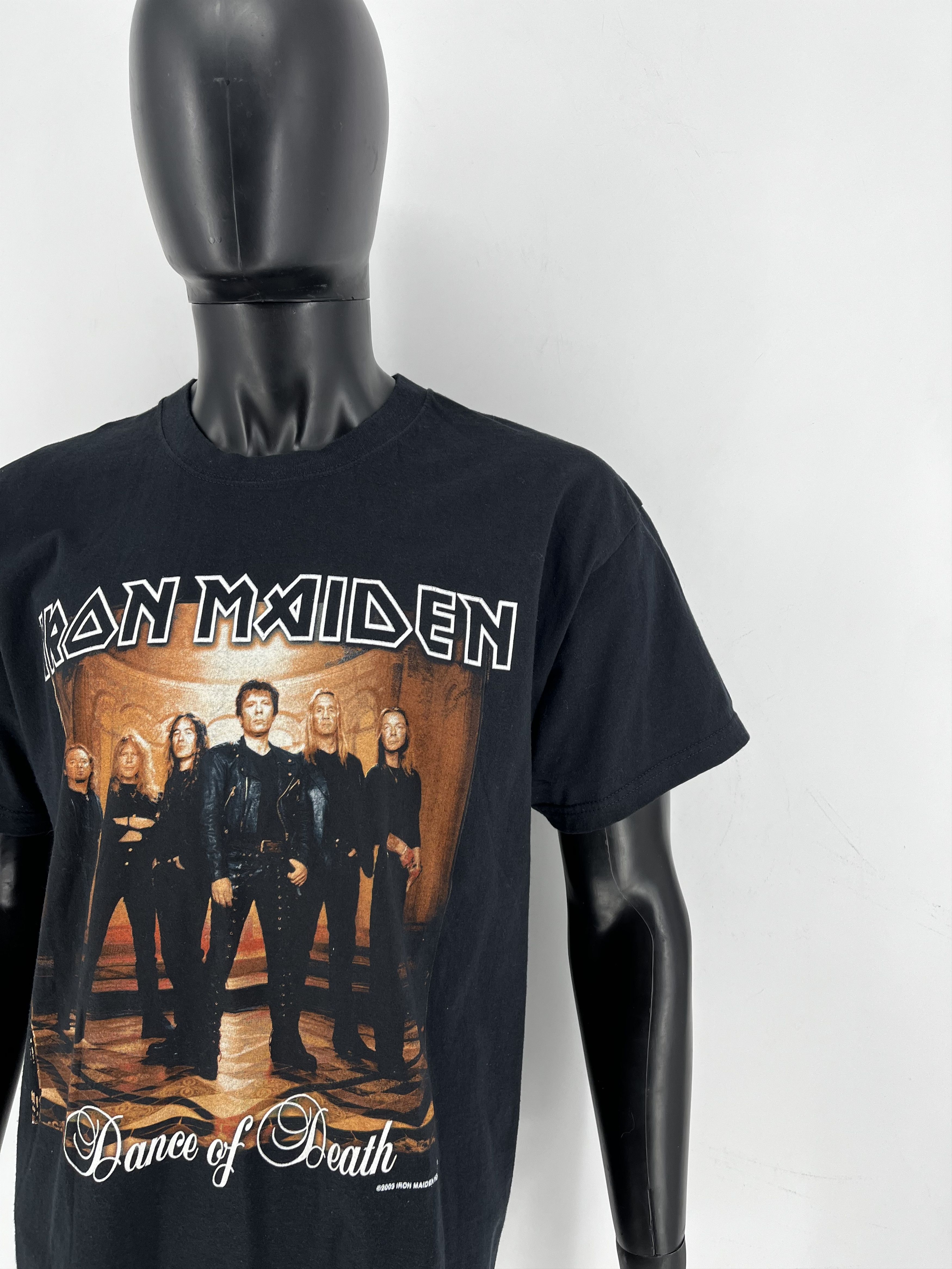 Band Tees Vintage Iron Maiden 2003 Dance of Death T-shirt Size US XL / EU 56 / 4 - 7 Thumbnail