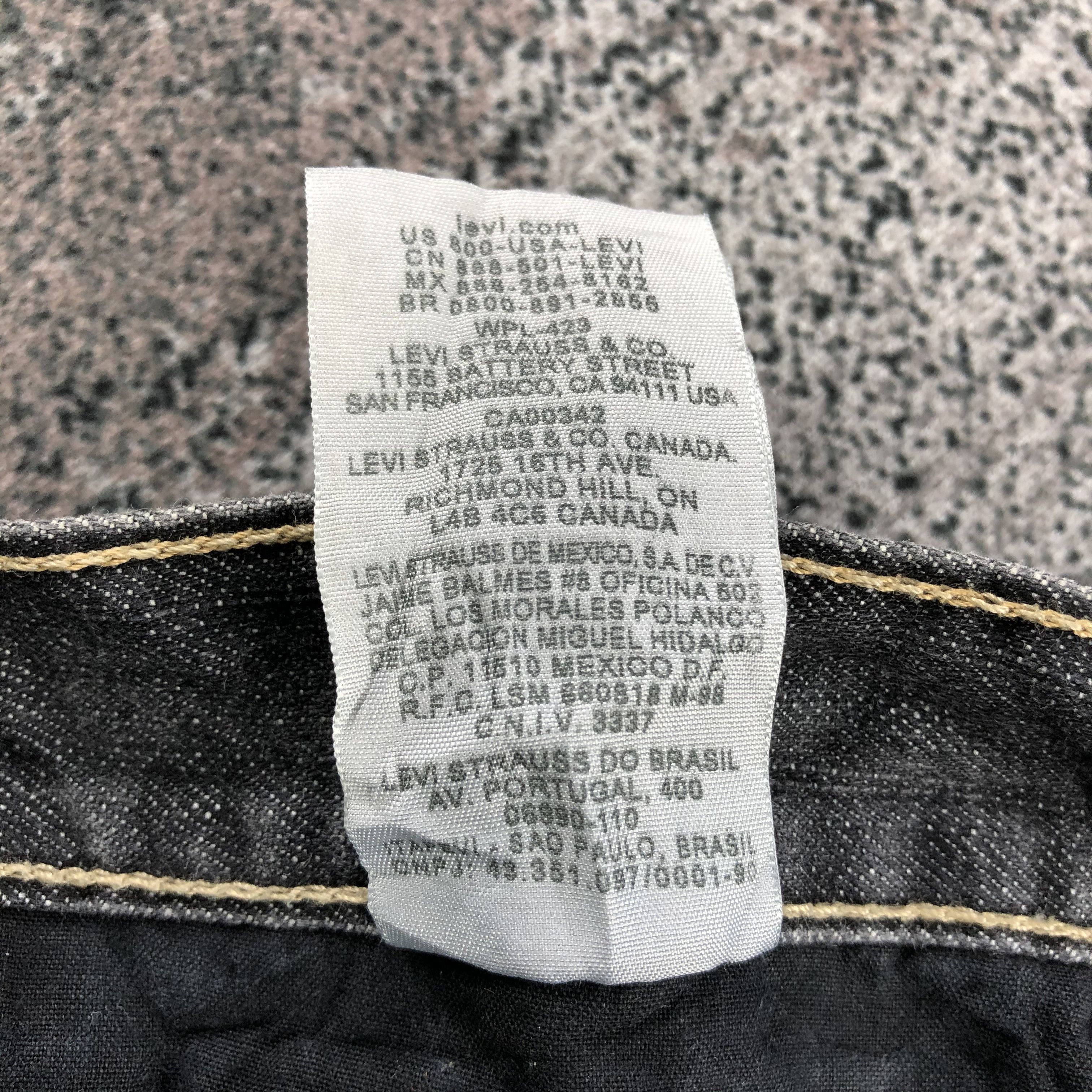 Levi's Vintage Levis 514 Jeans Faded Black Denim KJ1114 Size US 32 / EU 48 - 18 Thumbnail
