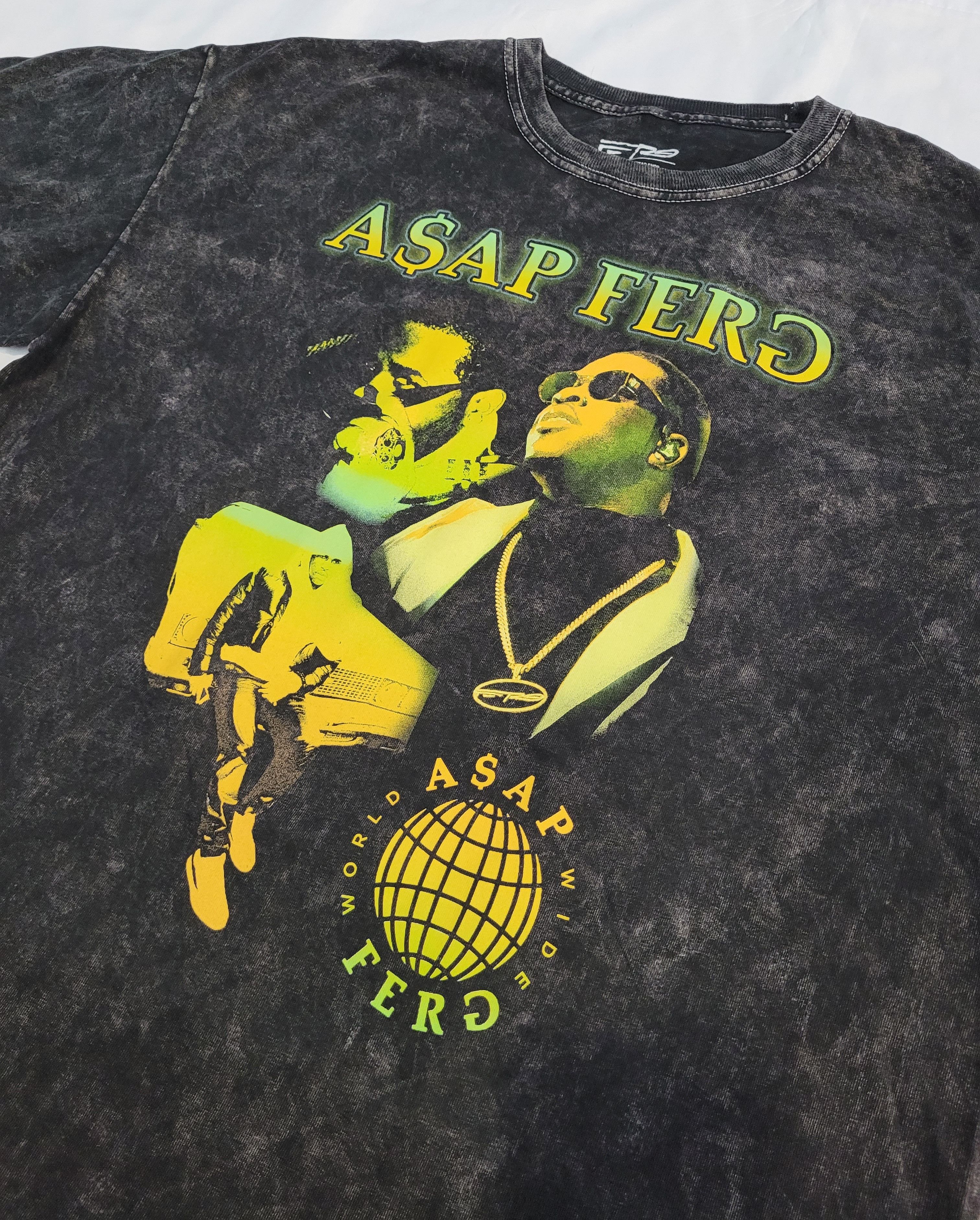 Other A$AP Ferg Tie Dye Graphic T-Shirt Size US XL / EU 56 / 4 - 2 Thumbnail