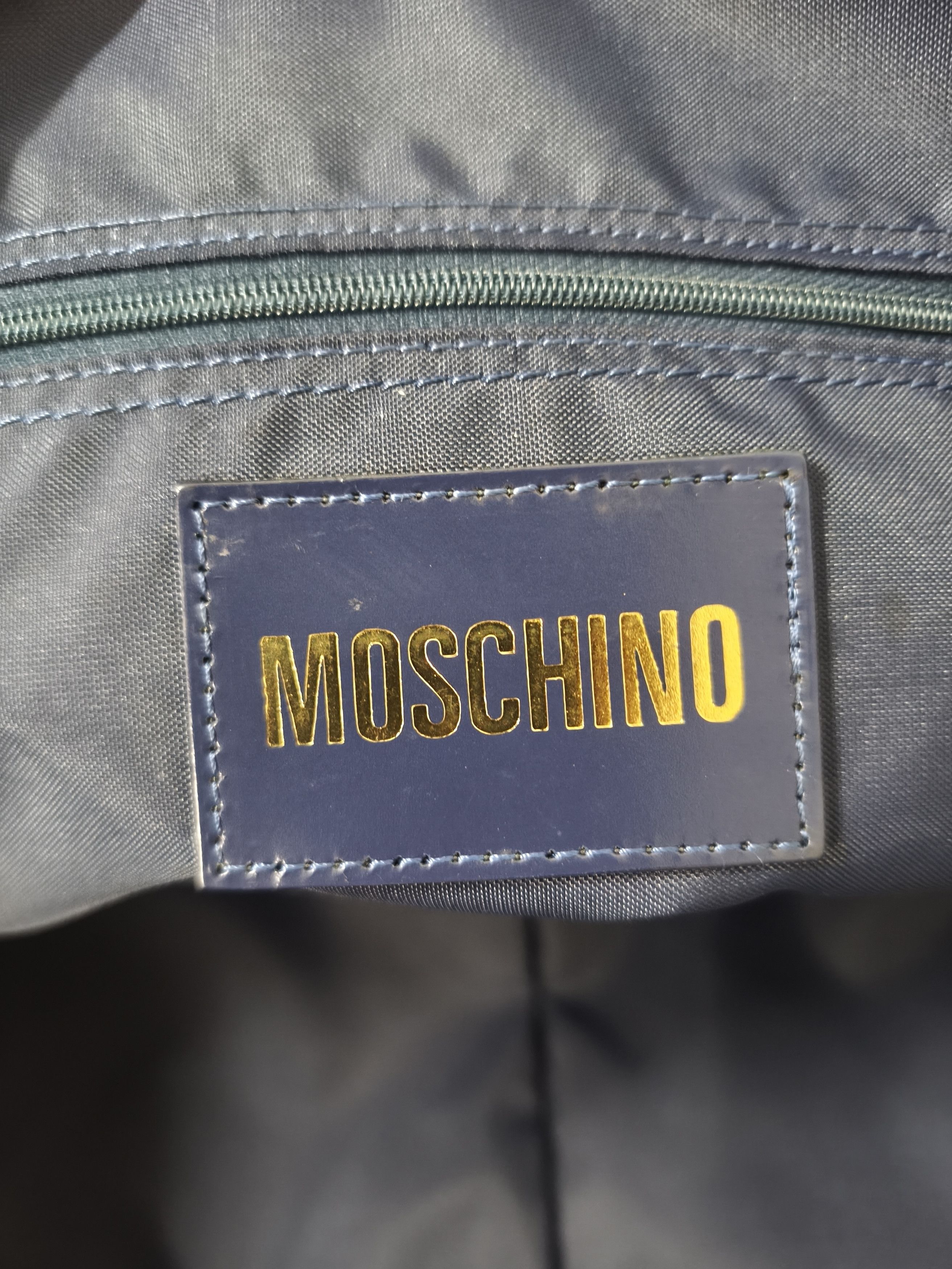 Moschino Vintage Moschino Shoulder Bag – Navy with Gold Hardware Size ONE SIZE - 8 Thumbnail