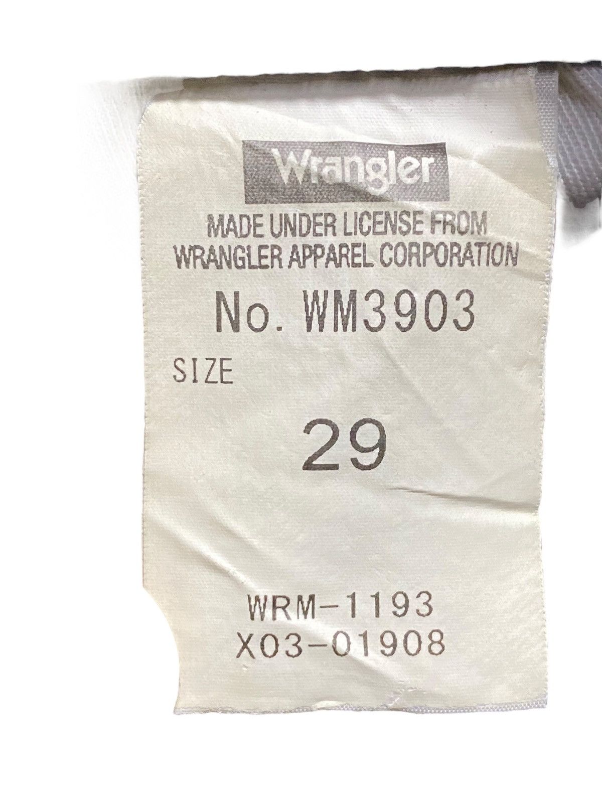 Wrangler Vintage Wrangler Greensboro USA Distressed Loose Jeans Size US 29 - 15 Thumbnail