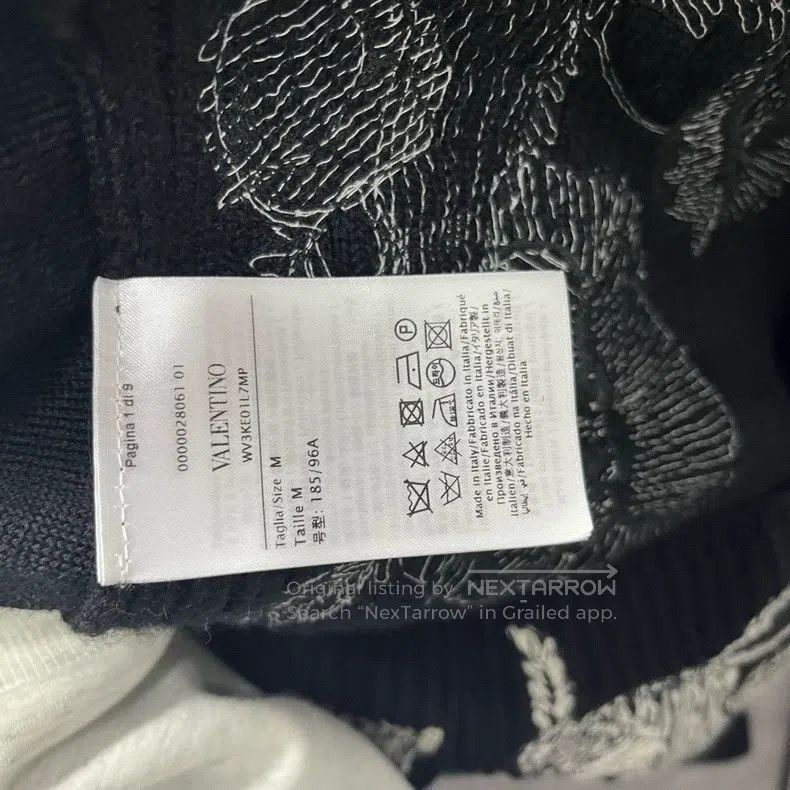 Valentino Valentino Letter floral pattern long sleeve zipper wool ca Size M / US 6-8 / IT 42-44 - 4 Thumbnail