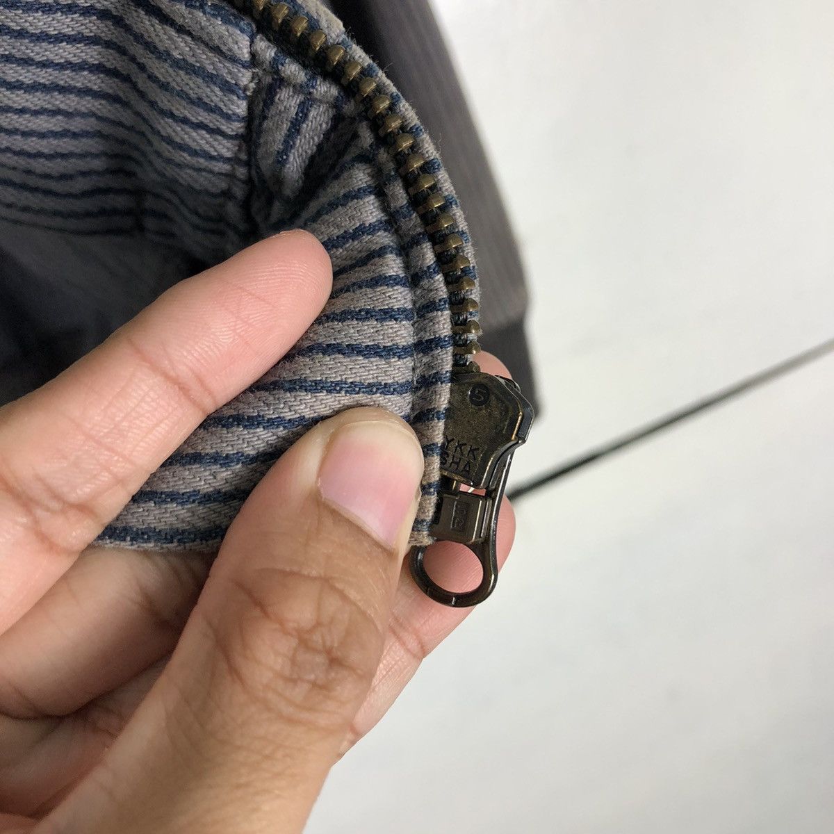 Japanese Brand 🔥Vtg Herringbone Bomber Jacket Dismiss Issey Miyake Size US M / EU 48-50 / 2 - 15 Thumbnail