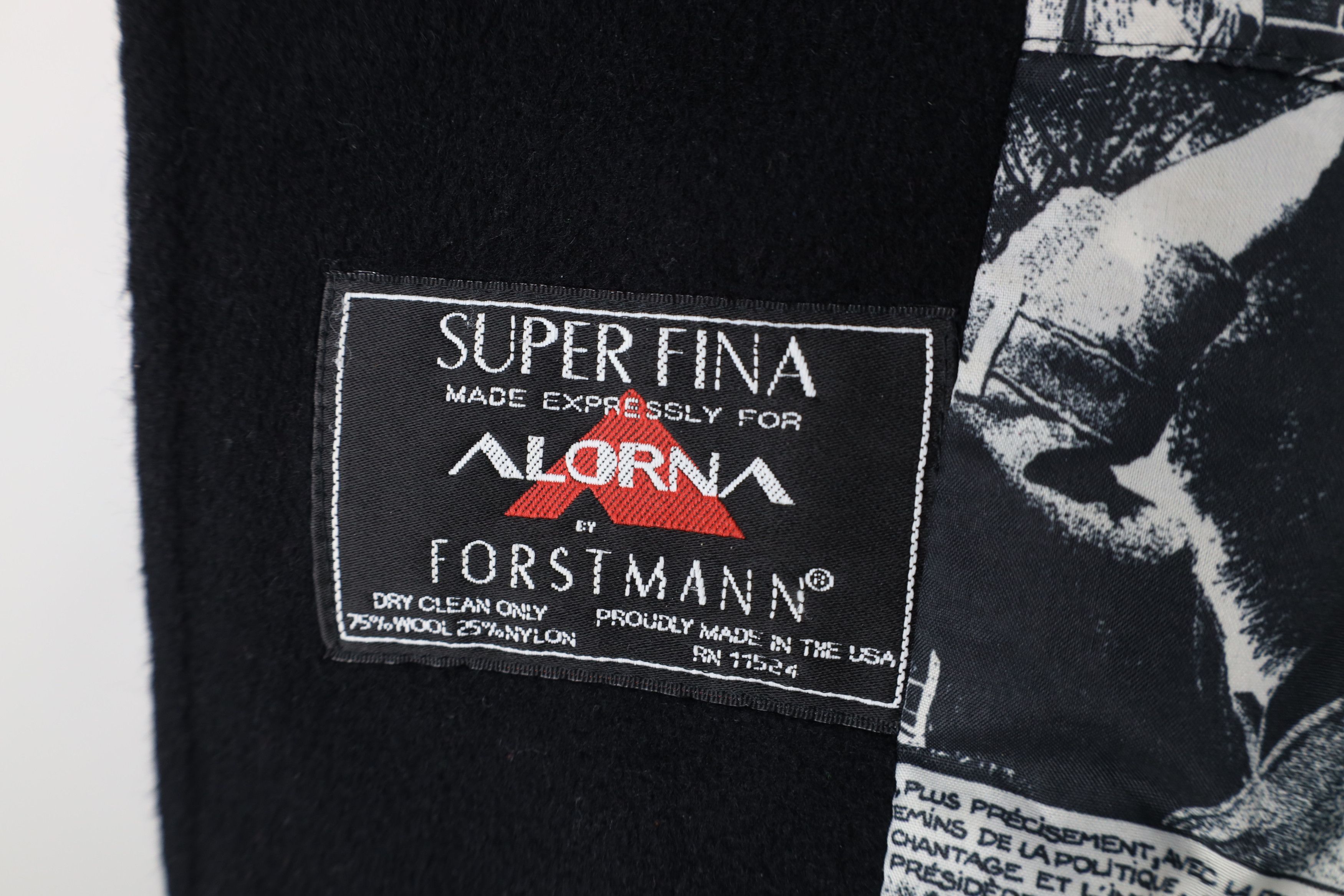 Vintage Vintage 80s 90s Alorna Wool Peacoat Jacket Black USA Size M / US 6-8 / IT 42-44 - 11 Thumbnail