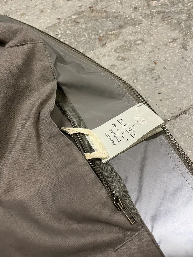 Rick Owens Rick Owens Grey Reflective Nylon Bomber Jacket Size US M / EU 48-50 / 2 - 12 Thumbnail