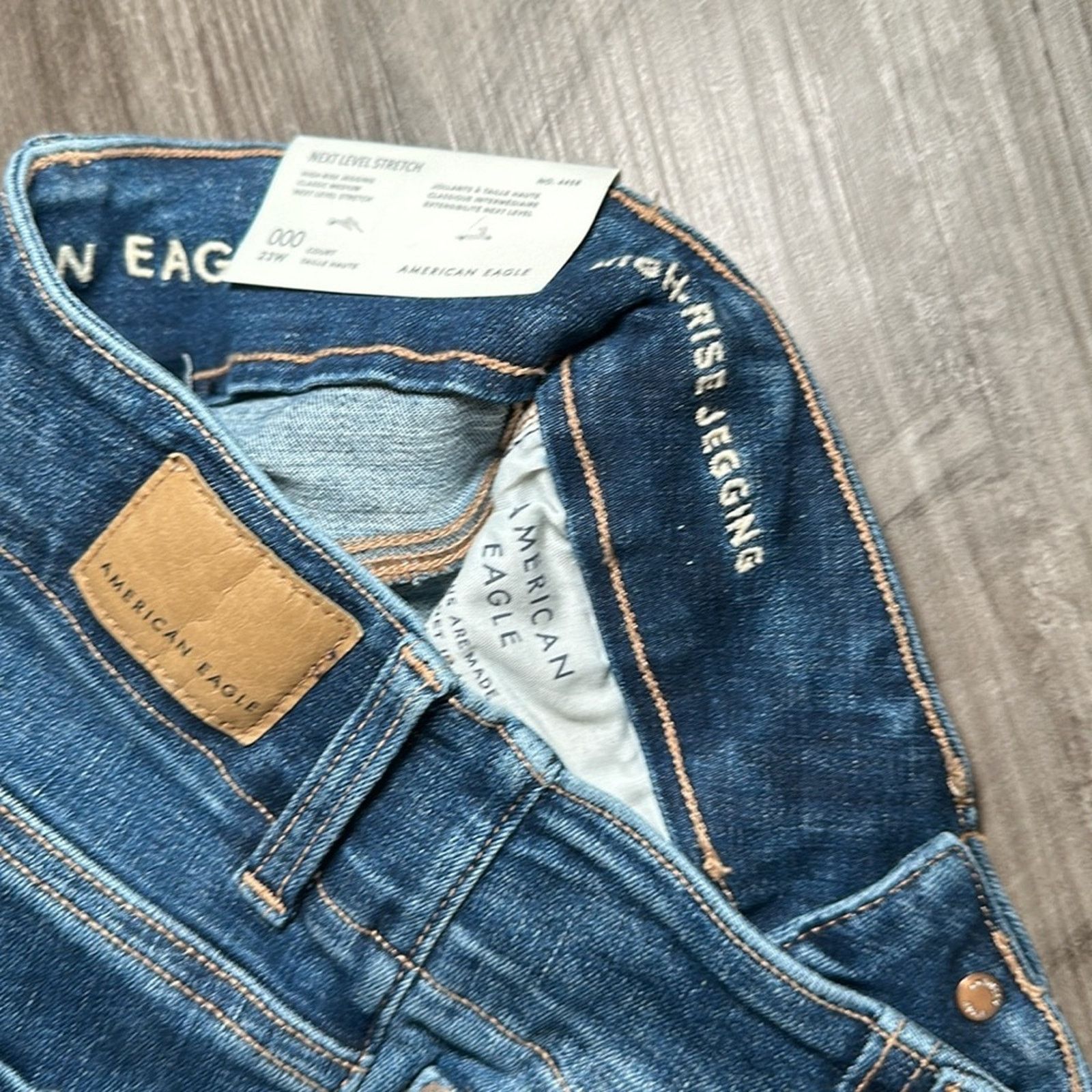 American Eagle Outfitters American Eagle Next Level Cargo Hi-Rise Jegging - 000S Size 24" / US 00 / IT 34 - 8 Thumbnail