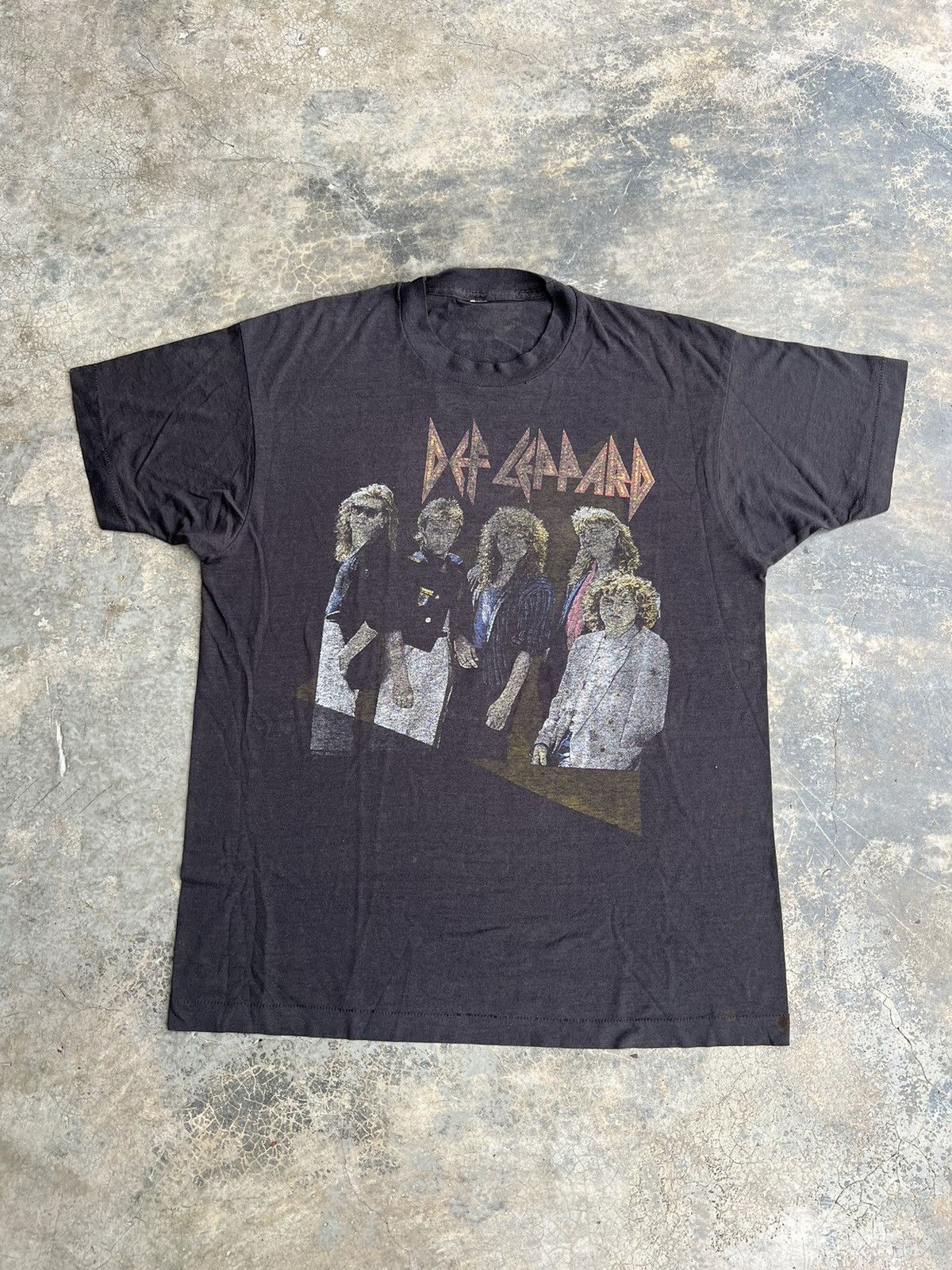 Band Tees (L) 1987 Vintage Def Leppard Hysteria Tour Band Tees Size US L / EU 52-54 / 3 - 1 Thumbnail