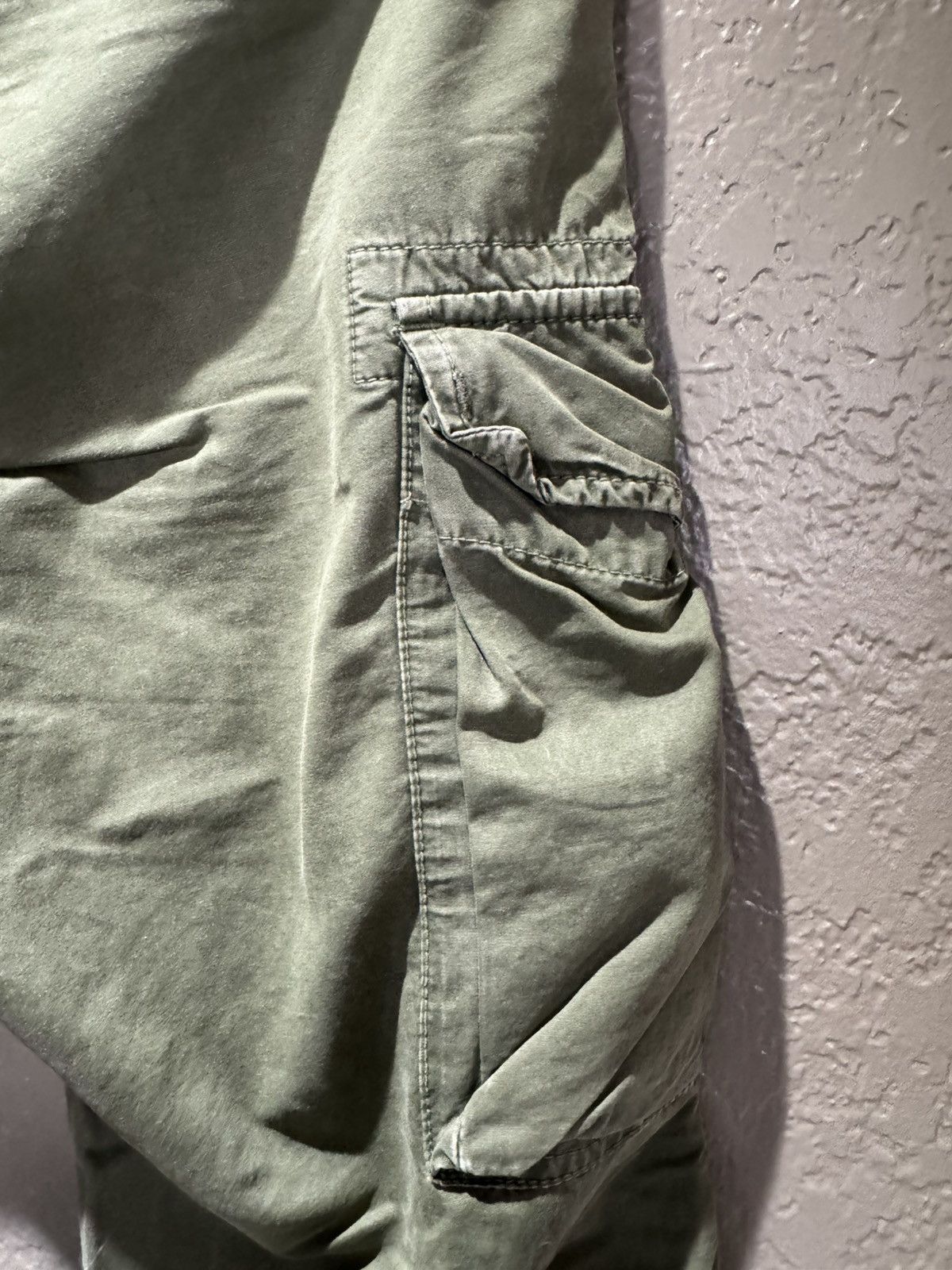 Stone Island Stone Island Skinny Slim Fit Cargo Pants Olive Green Black Size US 30 / EU 46 - 14 Thumbnail