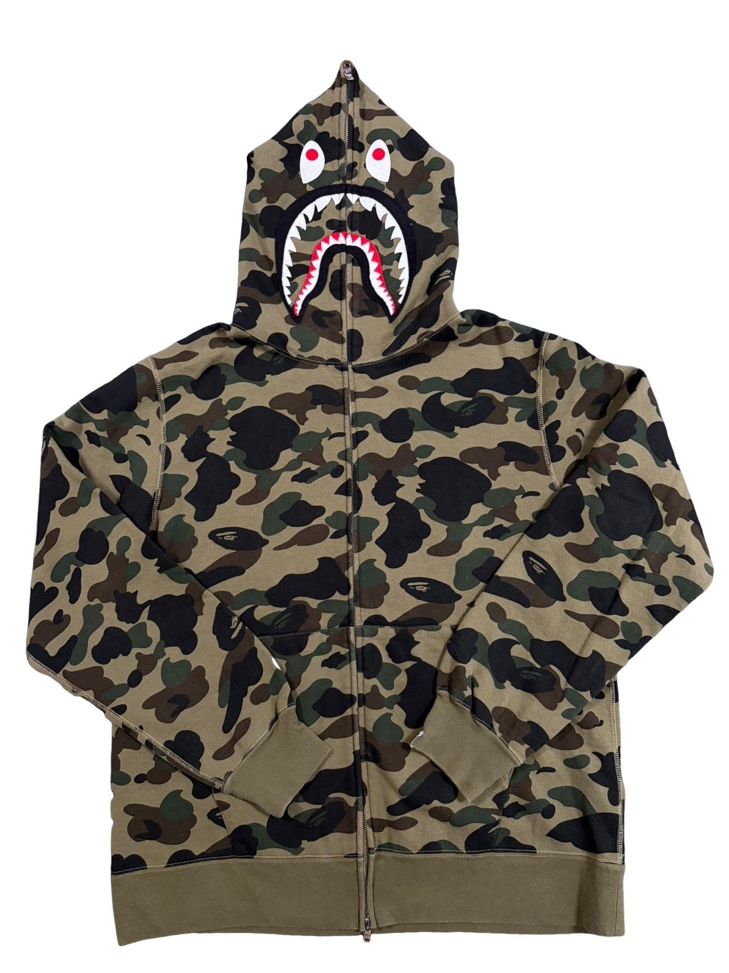 Bape A Bathing Ape Camo Shark Hoodie 3XL Size US XXL / EU 58 / 5 - 1 Thumbnail