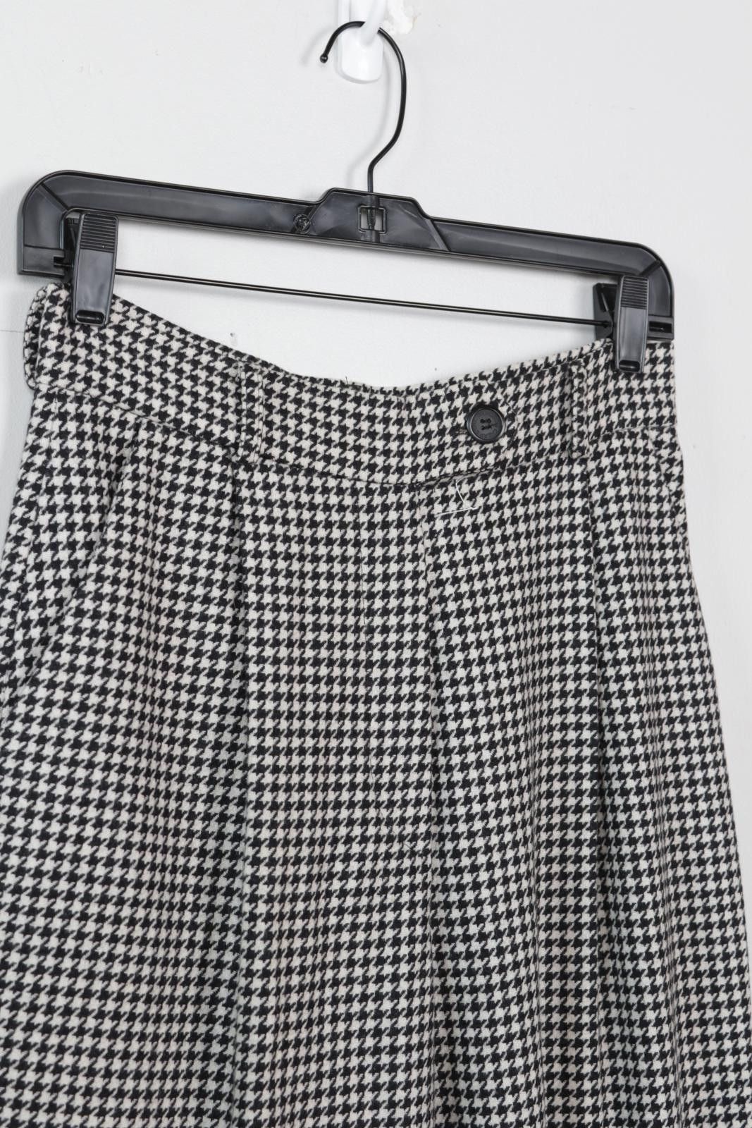 Other 90s Cheap and Chic by Moschino Houndstooth Straight-Leg-Pant Size 27" / US 4 / IT 40 - 3 Thumbnail