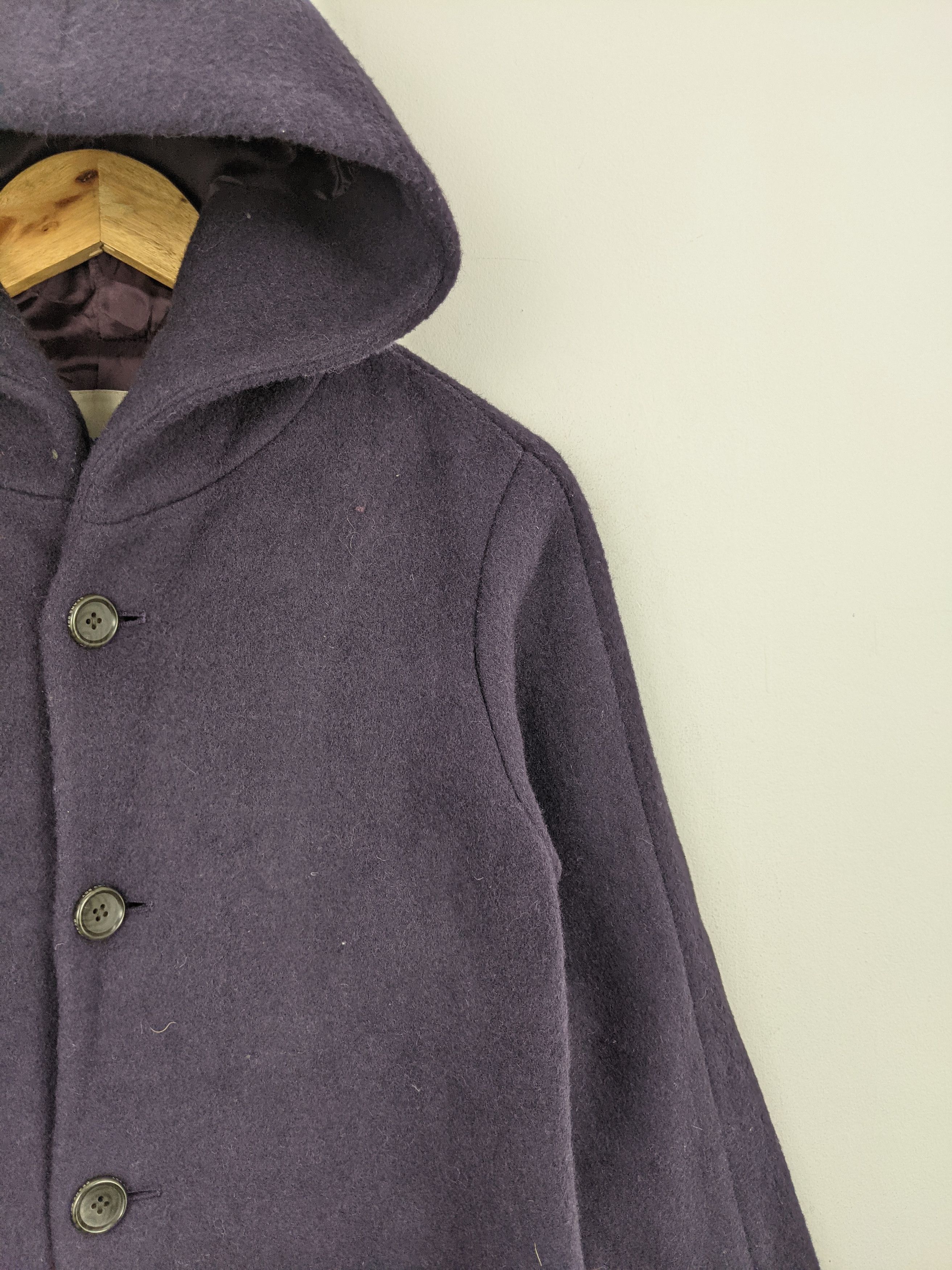 Beams Plus Vintage Beams Boy Wool Button Up Long Jacket MJ0122Z Size US S / EU 44-46 / 1 - 8 Thumbnail