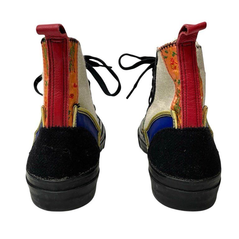 Yohji Yamamoto YOHJI YAMAMOTO POUR HOMME Rokumeikan Patchwork HiTop Shoes S Size US 8 / EU 41 - 5 Thumbnail