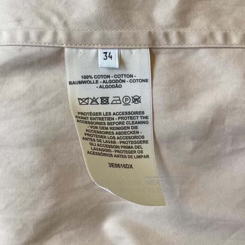 Hermes Hermes Shirt, 100% Cotton, Lightweight and Textured Fabric Size XXS / US 00 / IT 34 - 6 Thumbnail
