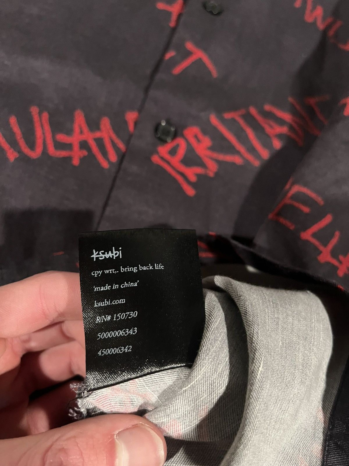 Ksubi Ksubi “Intoxicant” Short Sleeve Shirt Size US M / EU 48-50 / 2 - 5 Thumbnail