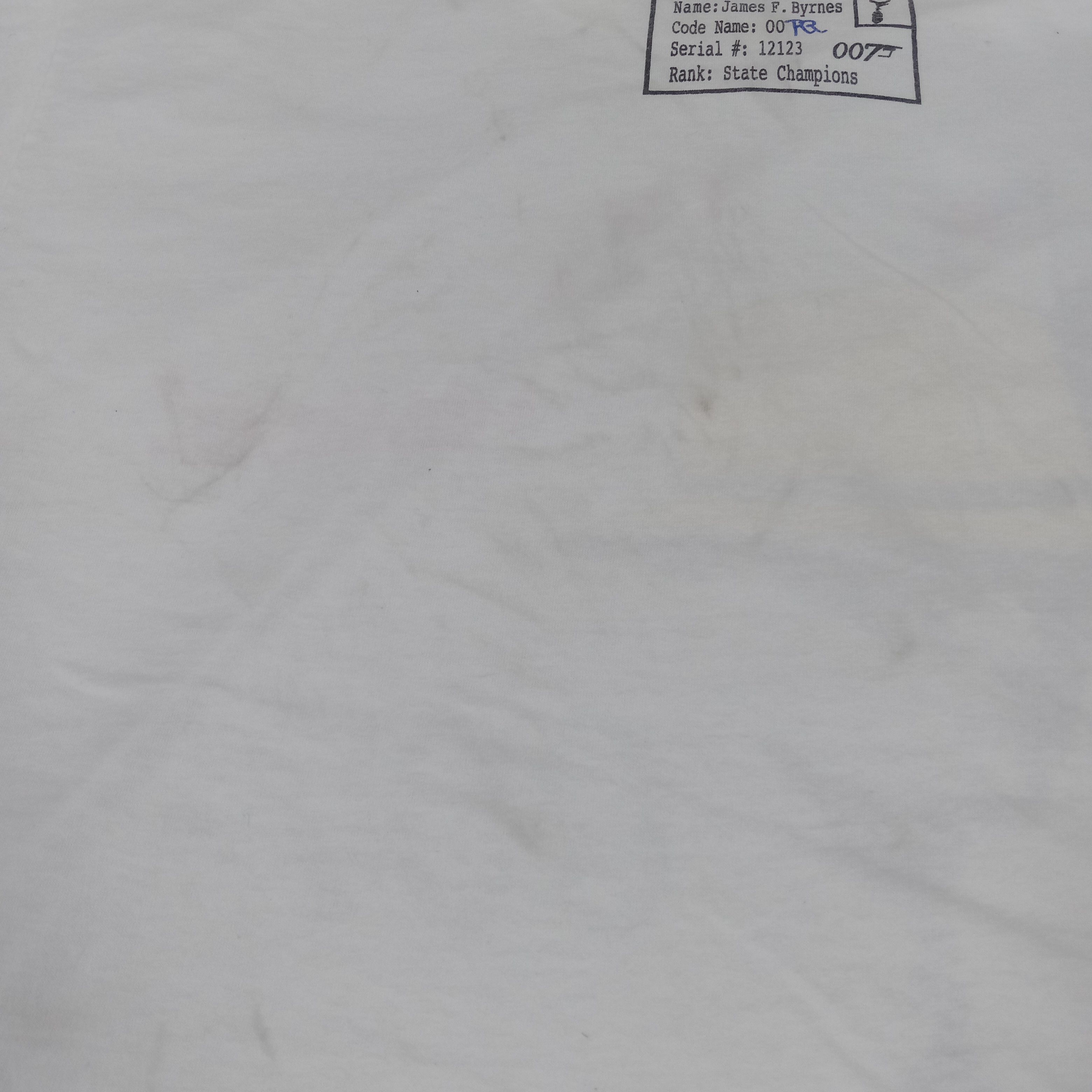 Vintage Vintage 90's James Bond 007 On A Mission Movie Tshirt Size US XL / EU 56 / 4 - 8 Thumbnail