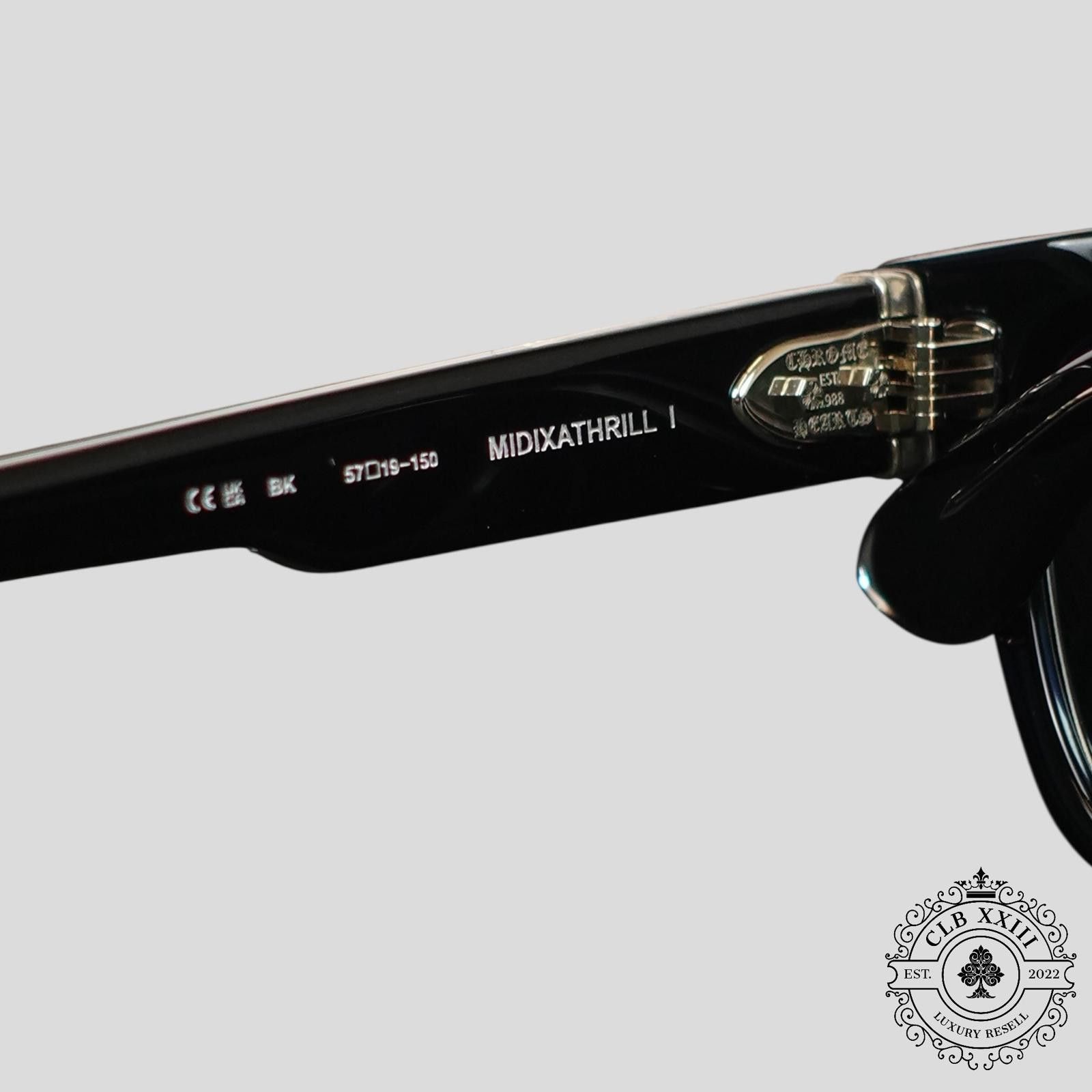Chrome Hearts Chrome Hearts Midixathrill I Glasses in Black Size ONE SIZE - 5 Thumbnail