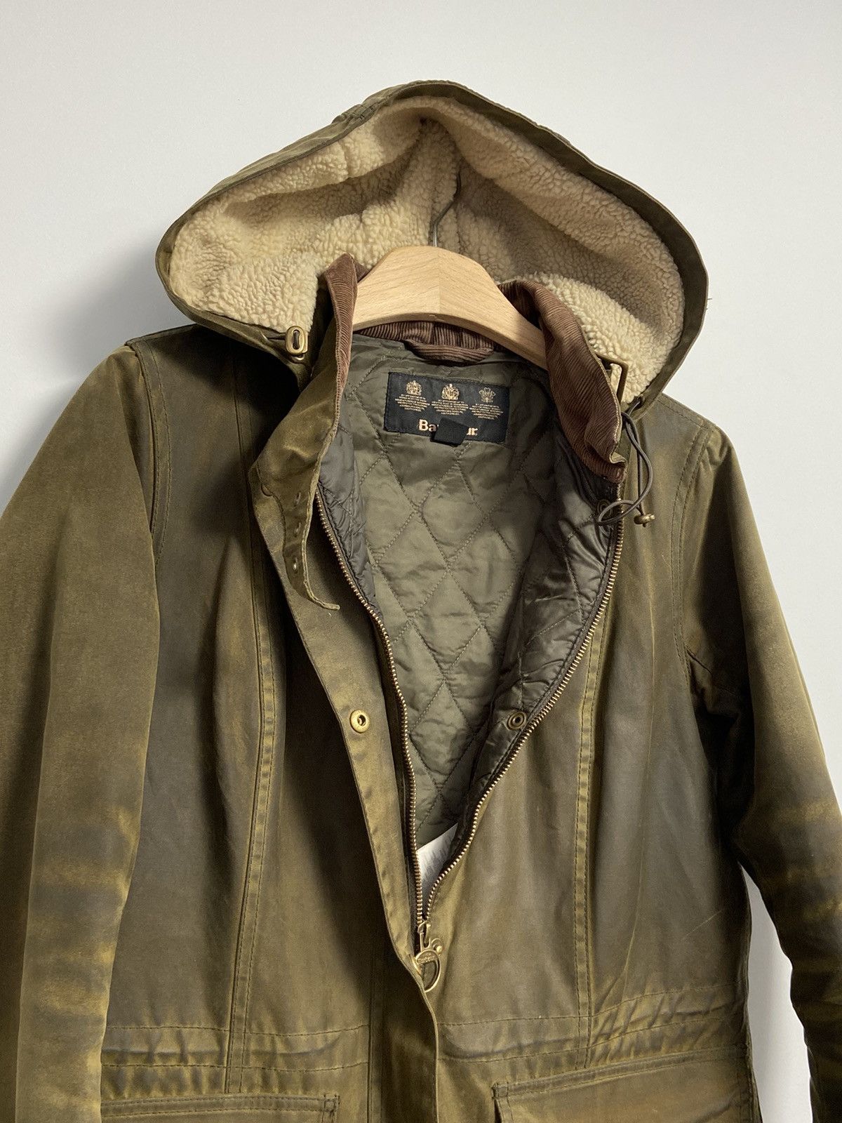 Barbour × Vintage Barbour Vintage waxed jacket Size L / US 10 / IT 46 - 14 Thumbnail