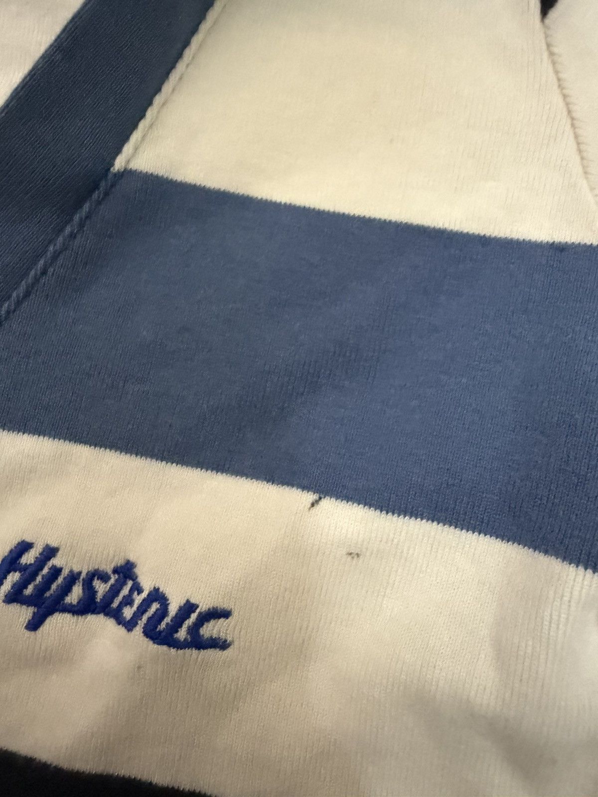 Hysteric Glamour Vintage Hysteric Glamour Open Collar Stripe Shirt Size XXS / US 00 / IT 34 - 10 Thumbnail