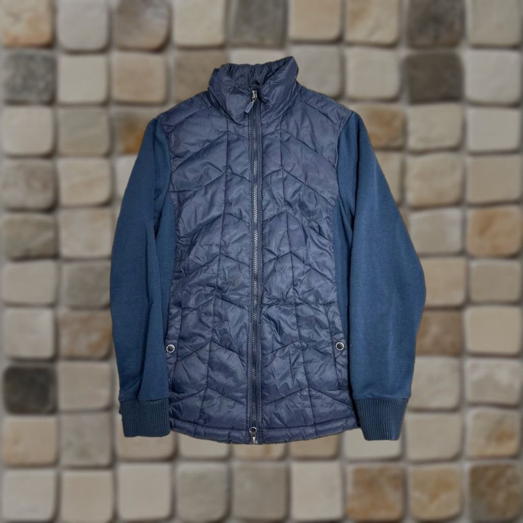 Barbour Barbour Winifred Sweat Quilted Fibre Down Puffer Jacket Womens 6 Blue Insulated Jacket Size M / US 6-8 / IT 42-44 - 1 Thumbnail