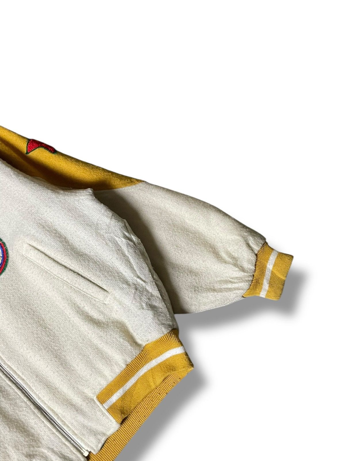 Japanese Brand 🚧 OFF ROAD BOMBER VARSITY JACKET🚧 (144) Size US L / EU 52-54 / 3 - 3 Thumbnail