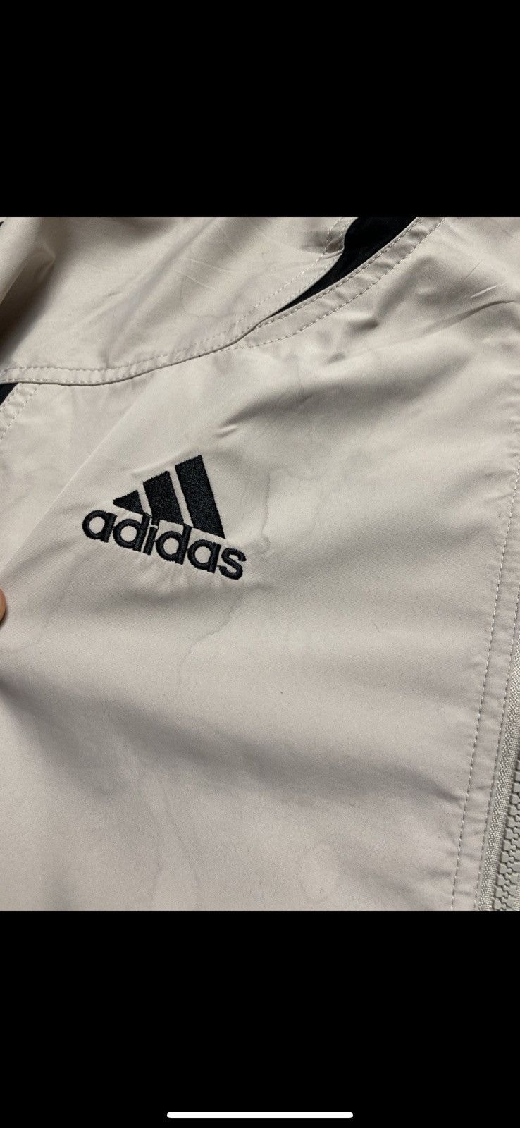 Adidas Vintage AC Milan soccer jacket size Xl Opel big logo beige Size US XL / EU 56 / 4 - 7 Thumbnail
