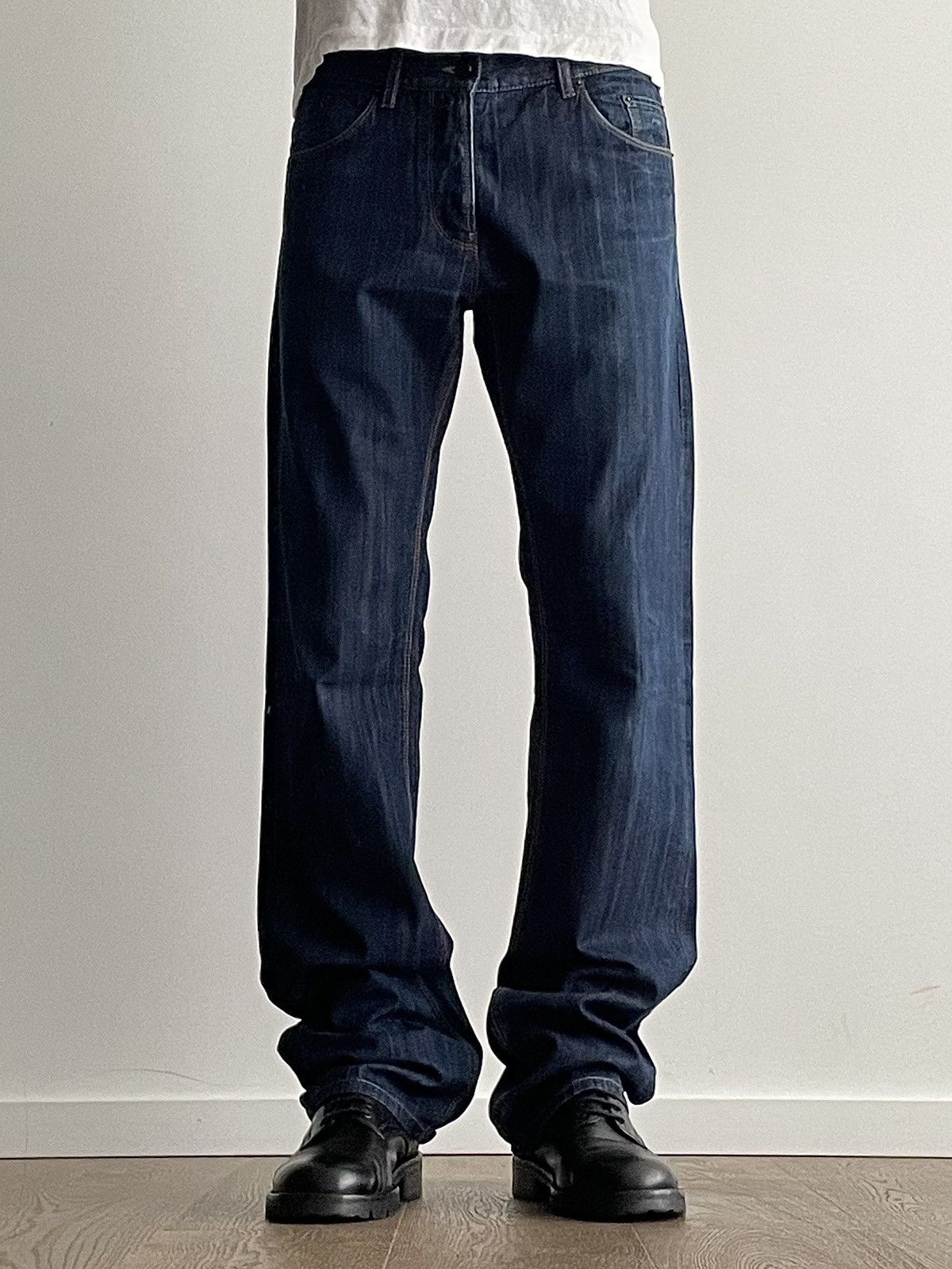 Prada Prada 2000’s Bootcut Indigo Denim Jeans Size US 31 - 1 Thumbnail