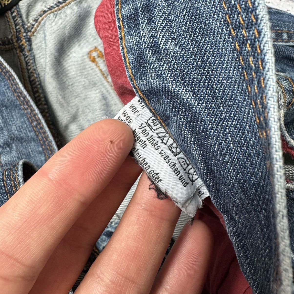 Japanese Brand × Neighborhood × Vintage Neighborhood Faded Japanese Denim Distressed Jeans Size US 34 / EU 50 - 14 Thumbnail