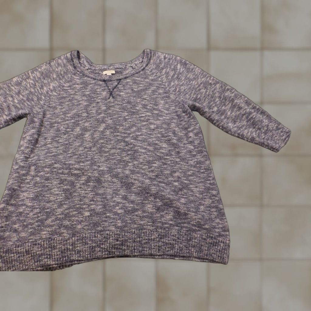 Vintage Sonoma Womens Sweater Pullover Crew Neck Blue Petite Size L / US 10 / IT 46 - 1 Thumbnail