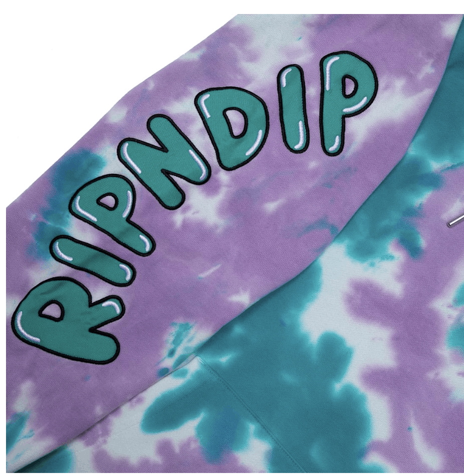 RIPNDIP Rare RIPNDIP “Nermland Hoodie” in Purple / Teal Tie Dye Size US S / EU 44-46 / 1 - 8 Thumbnail
