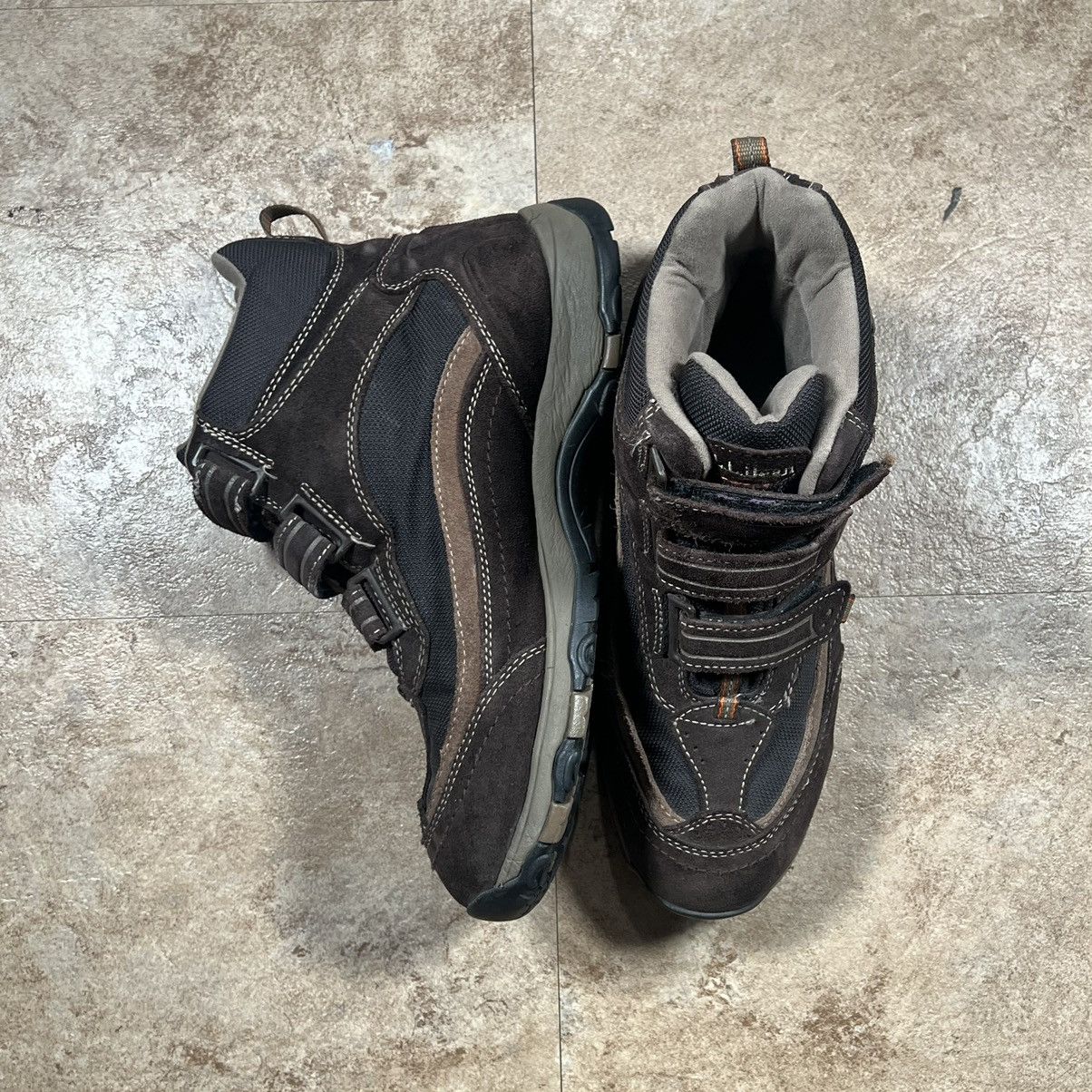 L.L. Bean × Vintage Vtg Men's L.L. Bean Brown Suede Outdoor Hiking Boots Size US 11.5 / EU 44-45 - 3 Thumbnail