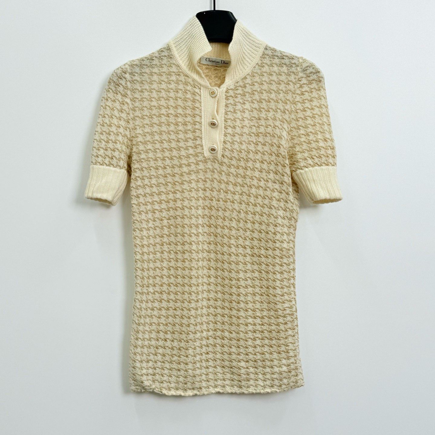 Dior Dior Polo Collar Short Sleeve Slim Knit Size XS / US 0-2 / IT 36-38 - 1 Thumbnail